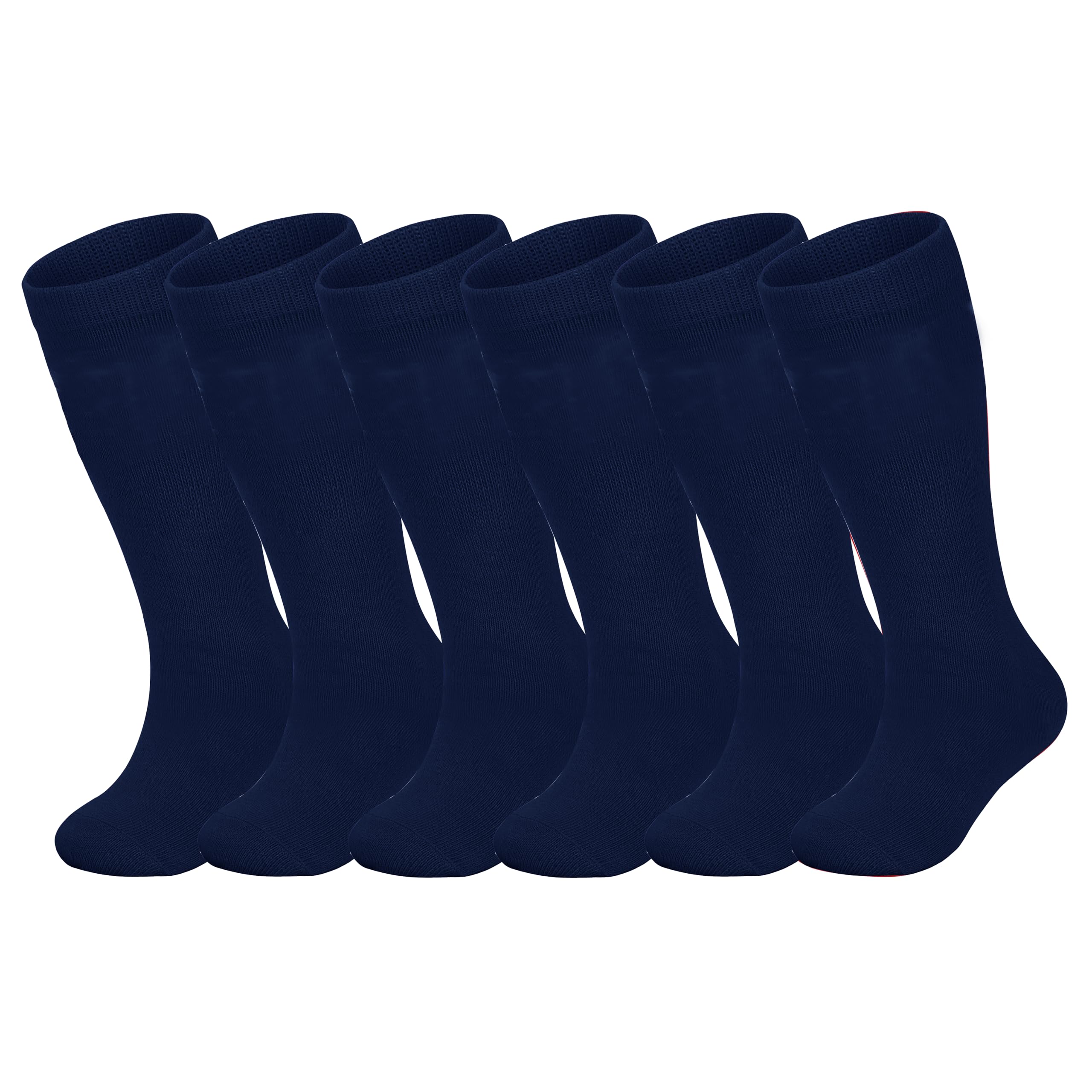 ENBAOHUI 3 Pairs Toddler Soccer Socks - Kids Boys Girls Knee Socks