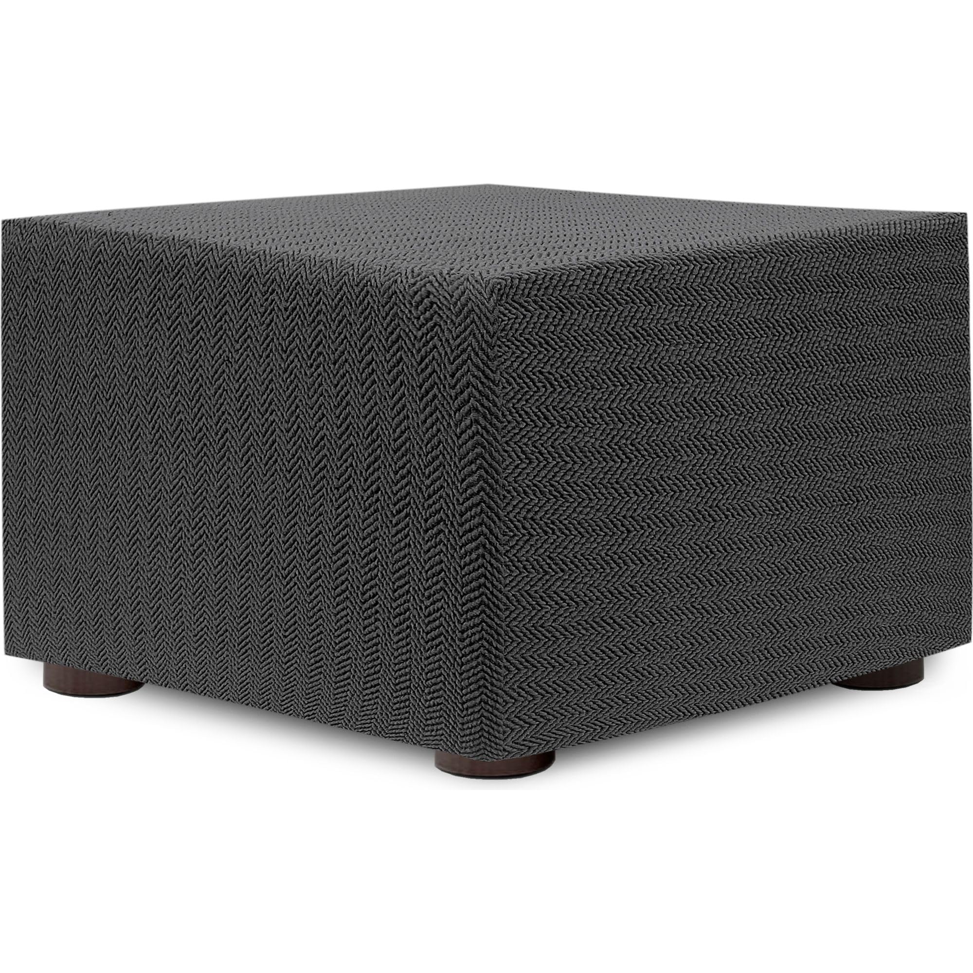 ECOMMERC3 | Funda para Puf 40x40 Super Elástica Bielástica - Funda Puf Color Crudo Protector Transpirable Antidesgaste, Fácil de Colocar y Quitar Máxima Adaptabilidad y Protección Diaria
