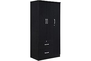 Hodedah Bedroom Black Armoire