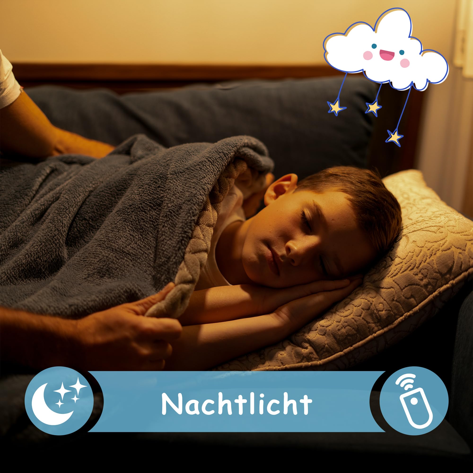 Lampada Soffitto A Nuvole AOEH - Con Telecomando Per Camera Bambini - Foto 4