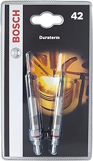 Bosch 42 - Glow plug Duraterm High Speed - Blister - pack of 2 - for diesel engine vehicles
