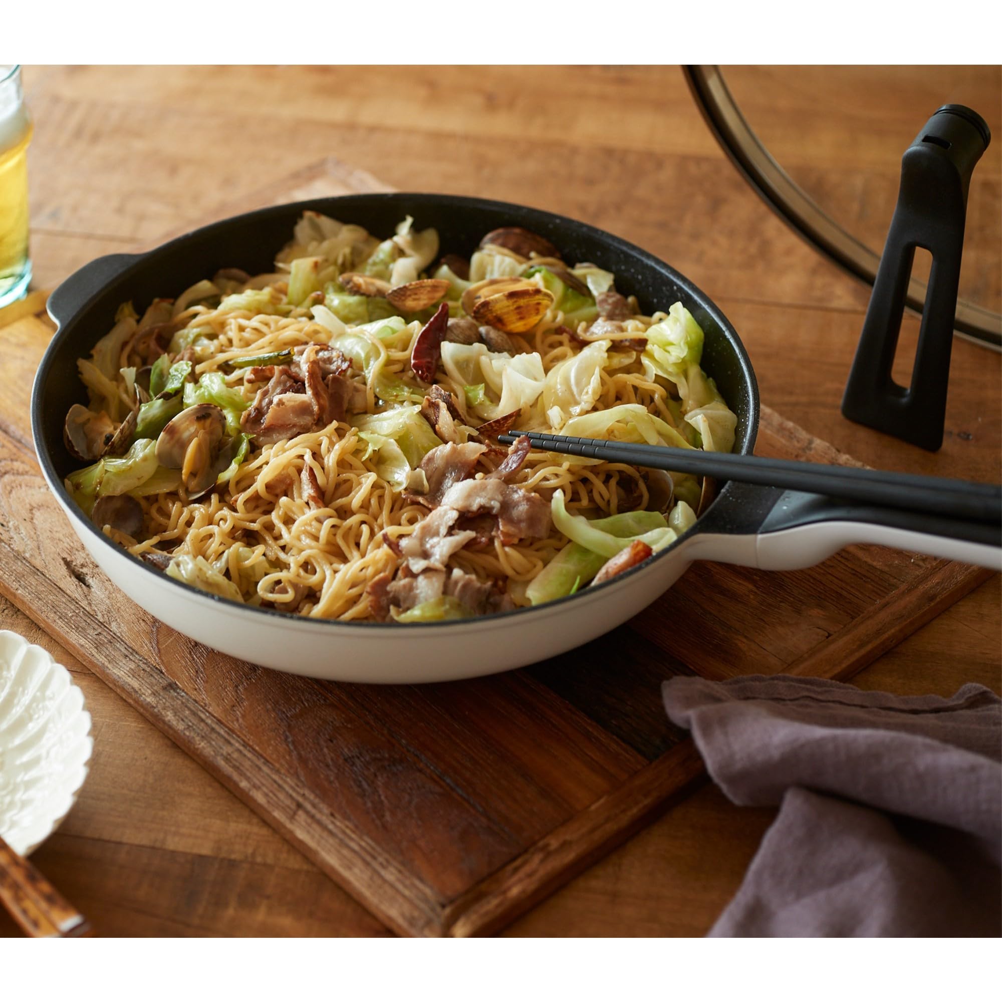 Amazon | レミパンワイド ネイビー28㎝ RHF-503 | remy | フライパン