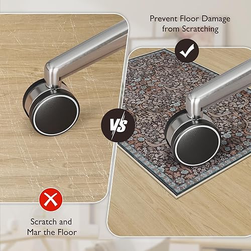 Miniatura 60 de Anidaroel Tapete para silla de 48 x 60 pulgadas para suelos de madera dura y azulejos, alfombra de silla de oficina para silla rodante, tapete