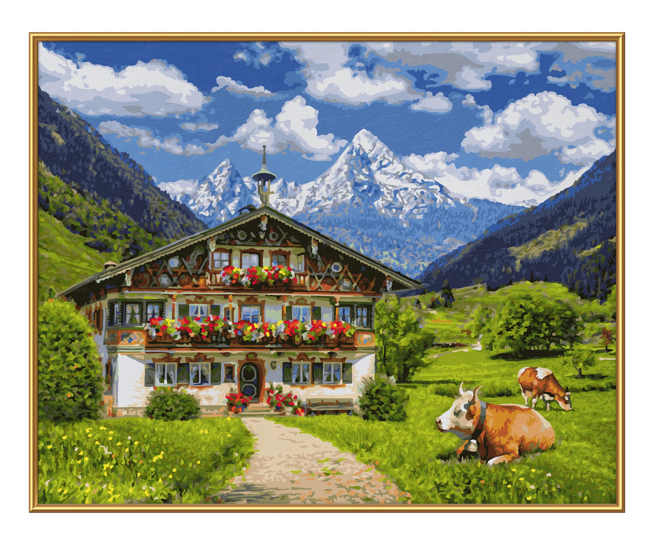 Schipper 609130857 Peinture par numéros pour Adultes avec pinceaux et peintures acryliques 40 x 50 cm