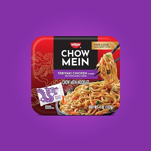 Miniatura 6 de Nissin Chow Mein Teriyaki, pollo, 4 onzas (paquete de 8)
