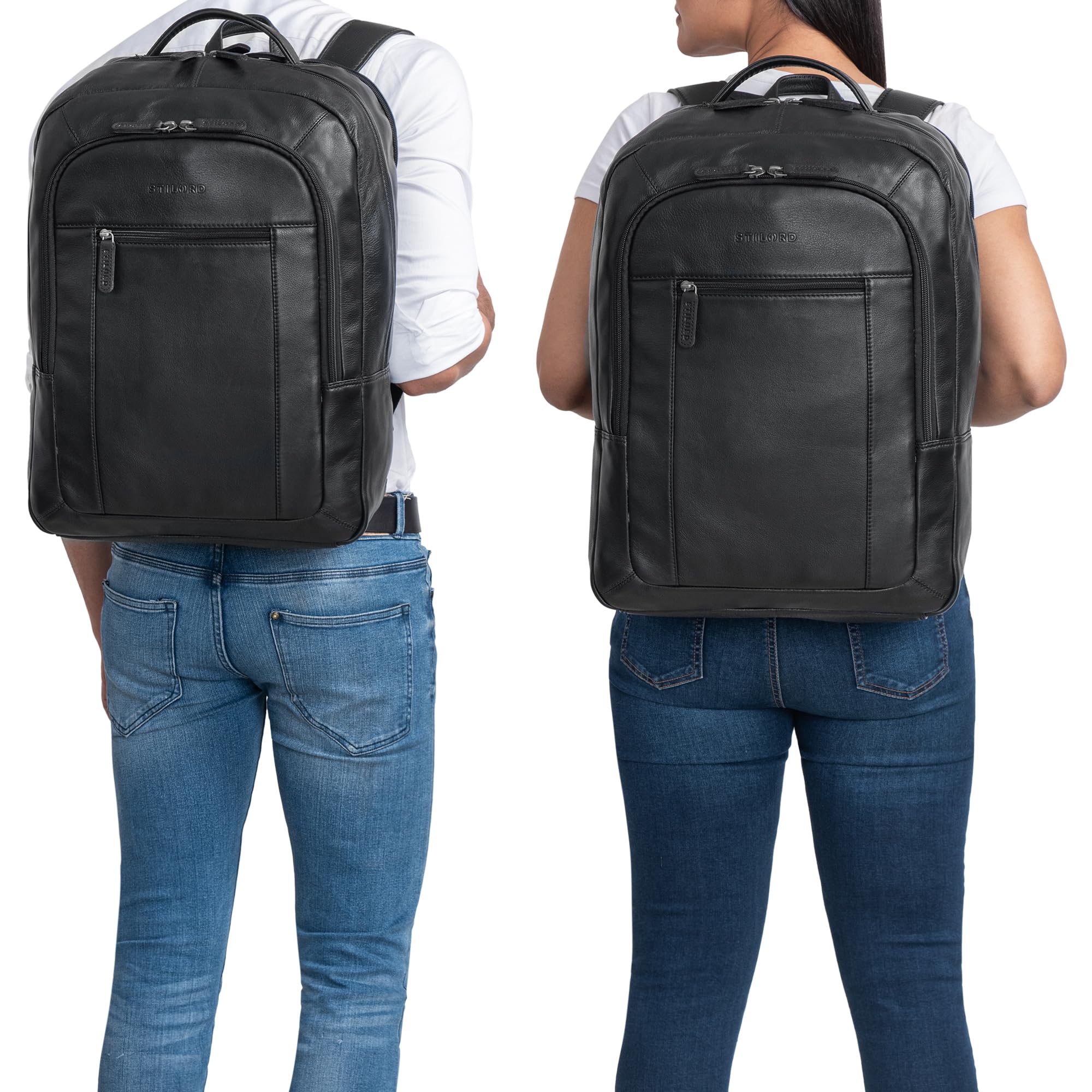 STILORD Erikson Grande Backpack per PC 17 Polizi - Dettaglio