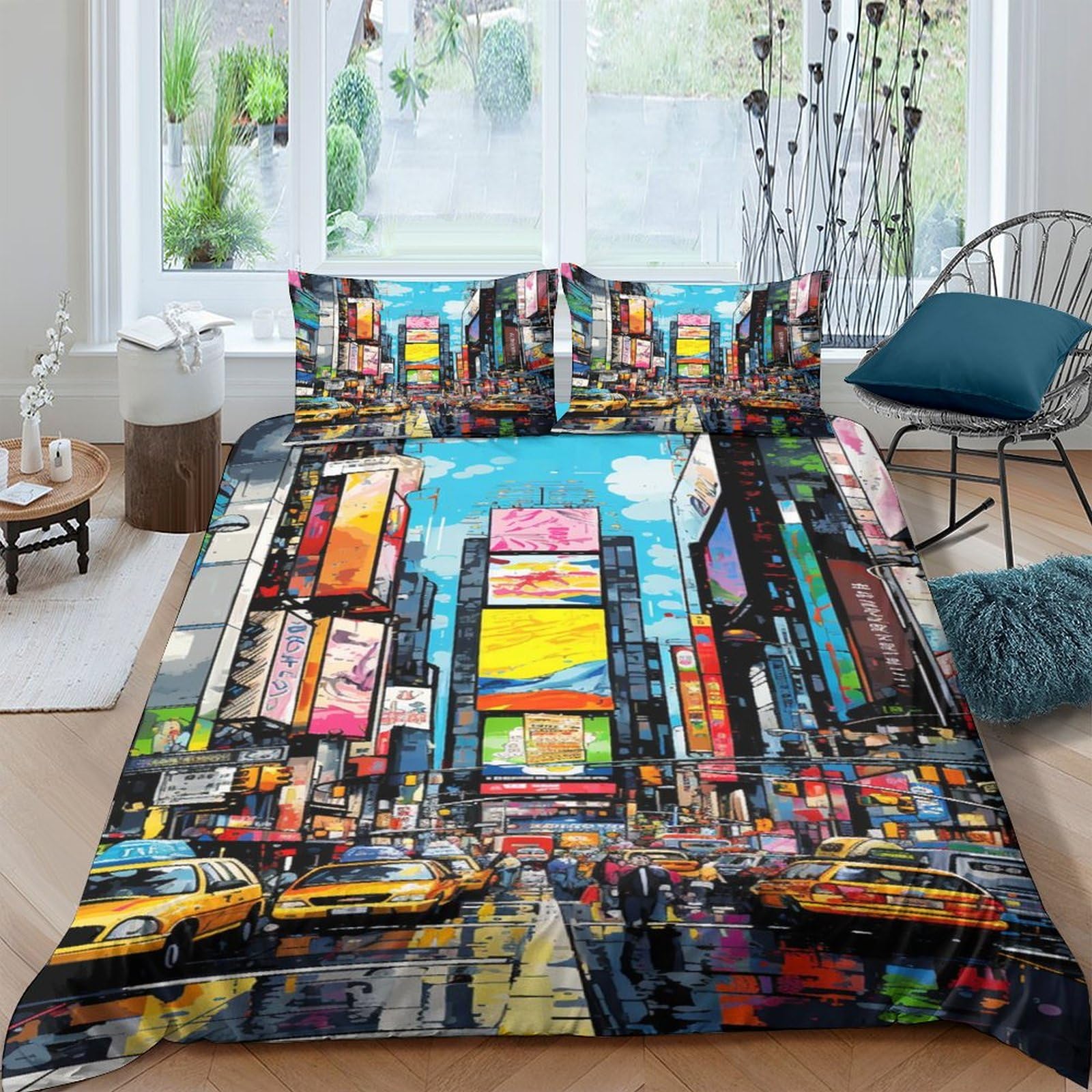 Housses de couette de qualité hôtelière Imes lot de 3 pièces lit double 200x200