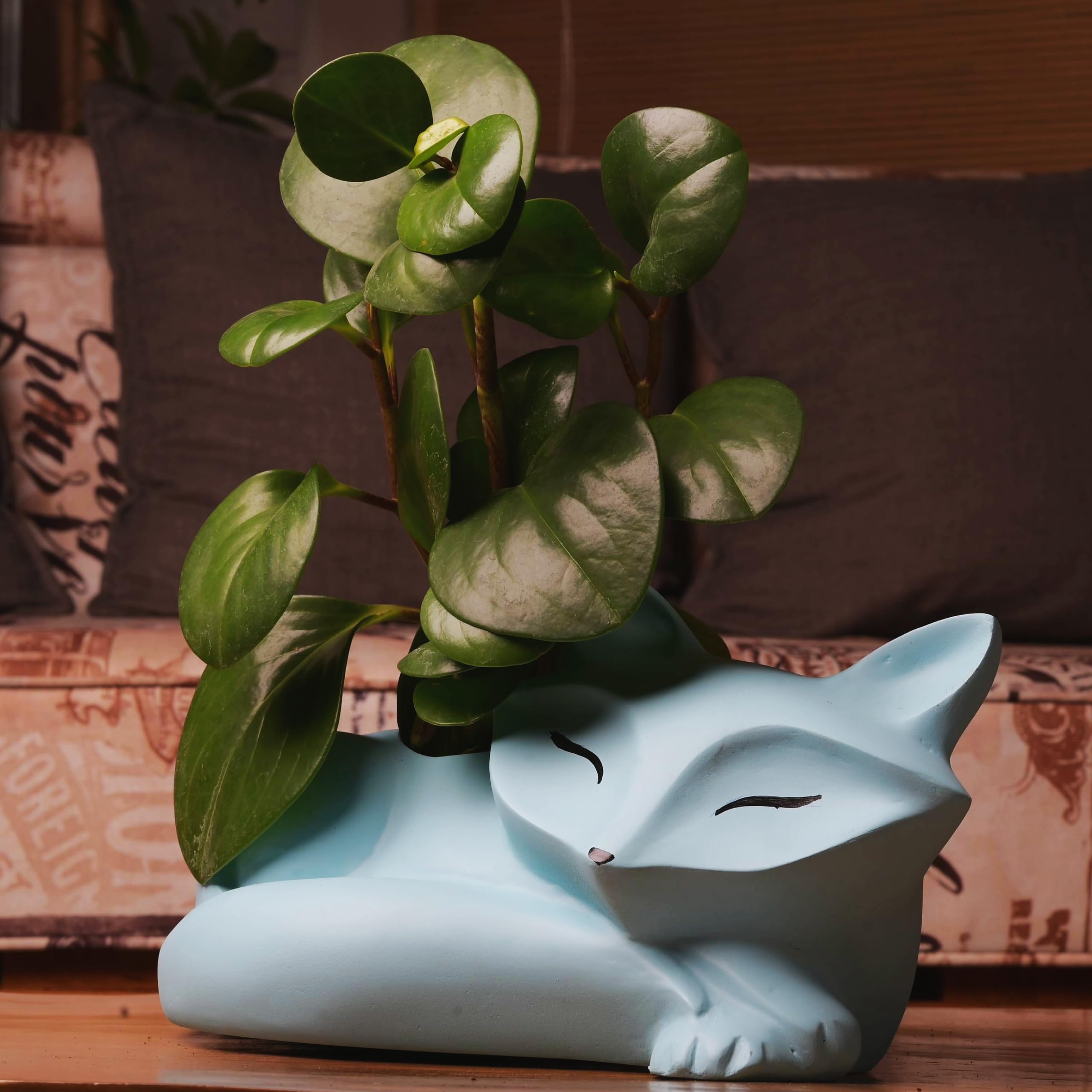 DEESHA CREATION Light Blue Hand Crafted Polyresin FRP Medium Cat Shape Planter | Home & Office Decoration Flower Pot | Indoor Living Room & Outdoor Balcony Decor Vase 30 * 17 * 16 CM Single (B0D1G692KR) Amazon Price History, Amazon Price Tracker