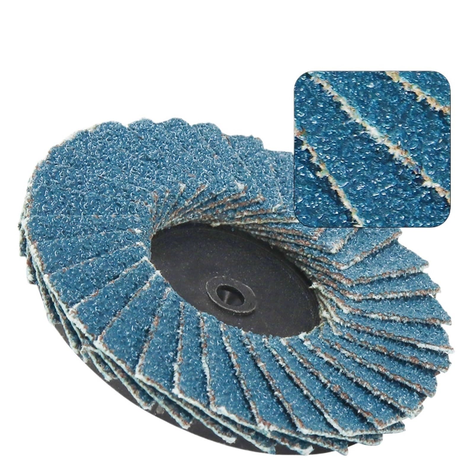 31 dischi lamellari con bloccaggio a rullo da 2 pollici attacco 1/4" for smerigliatrice, mole abrasive grana 40/60/80/120, compatibili for la preparazione delle superfici(120)