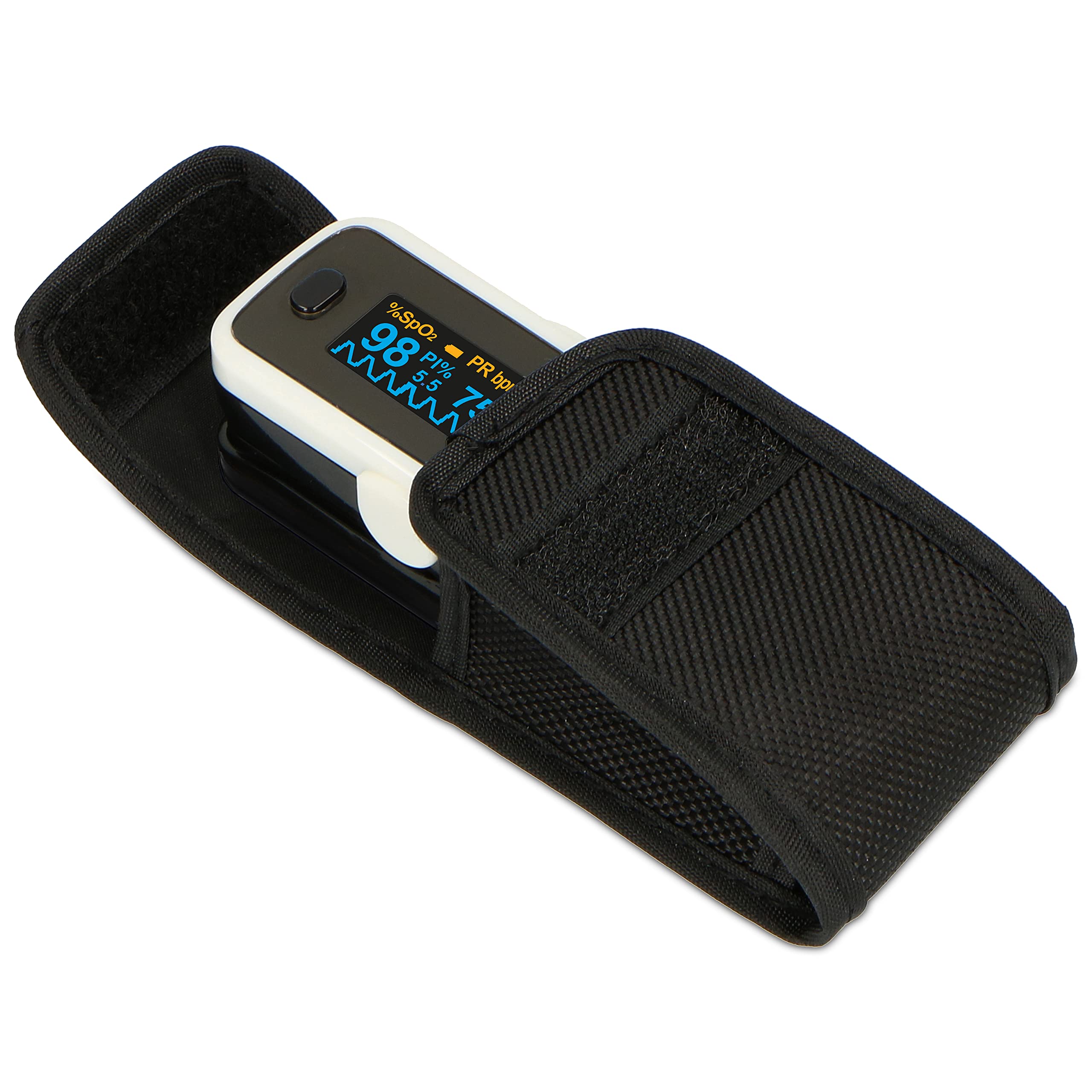 Fysic FPO-11 - Pulsoximeter - Fingerpulsoximeter für die Messung Sauerstoffsättigung, Blutsauerstoffgehalt - Grau