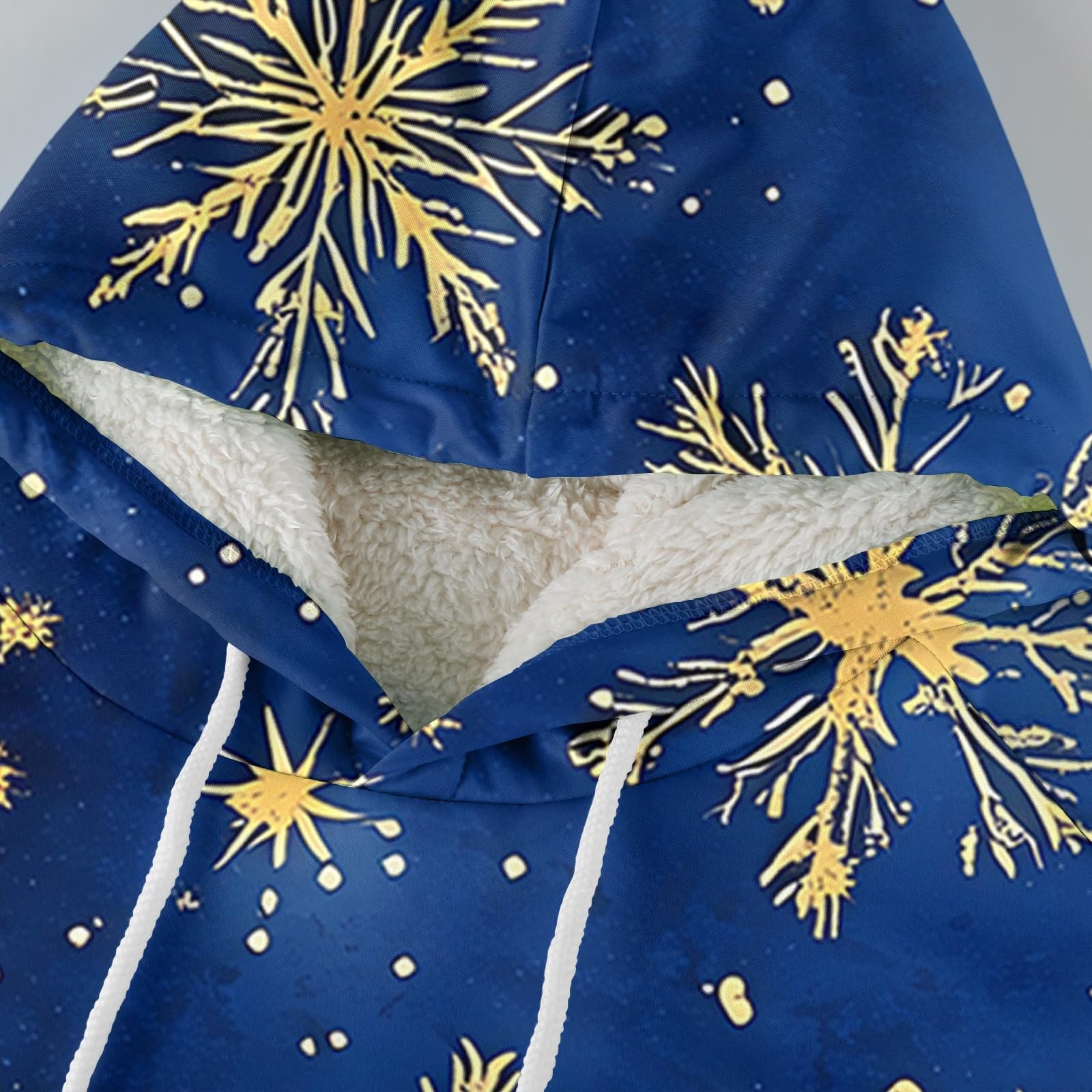 Sudadera con capucha con forro polar para hombre, diseño de árbol de Navidad, Papá Noel, cálido, manga larga, suéter, novedad, disfraces navideños, ropa de vacaciones, incluye