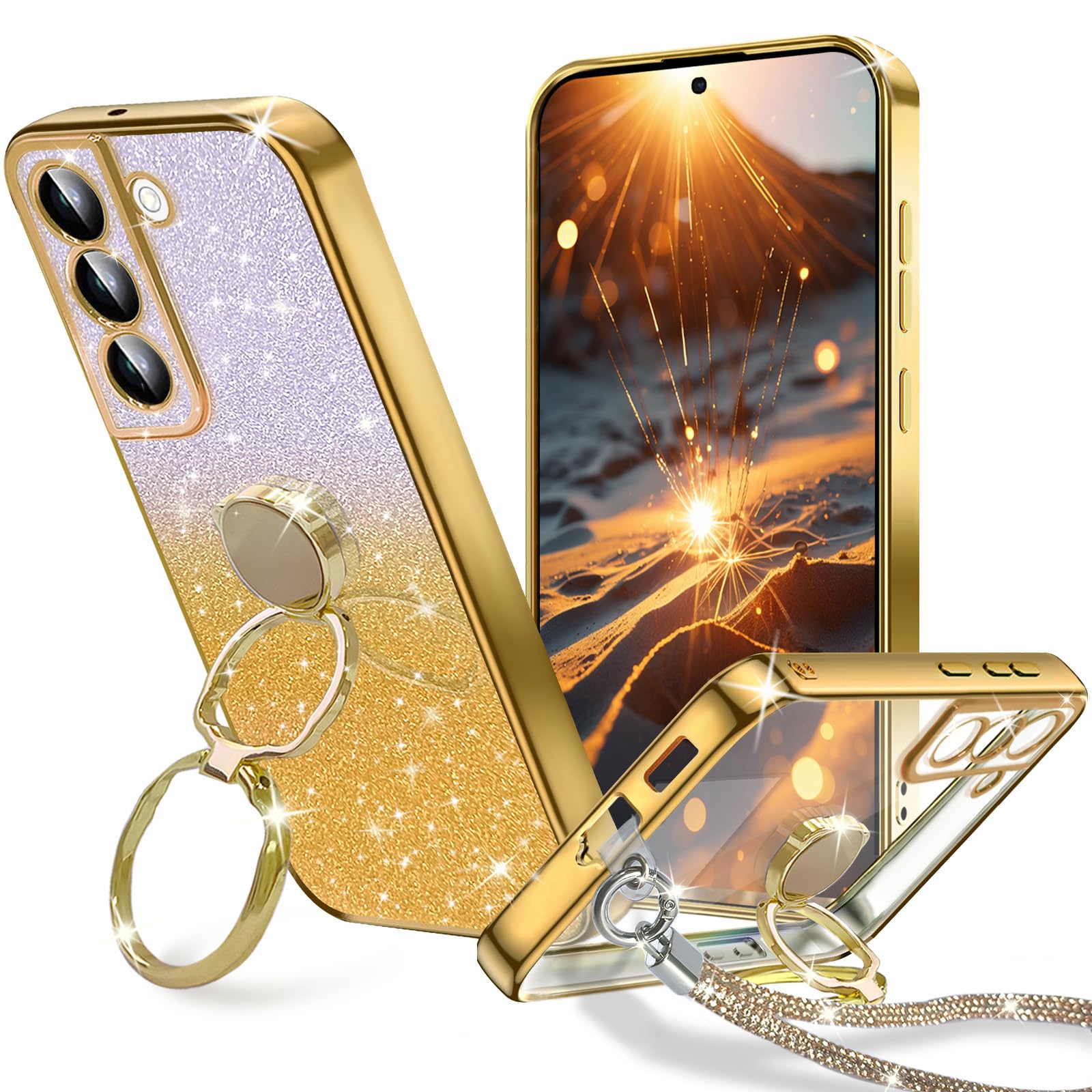 Amazon.co.jp: KAJICOO Galaxy S24 Ultra ケース ダブルリング付き
