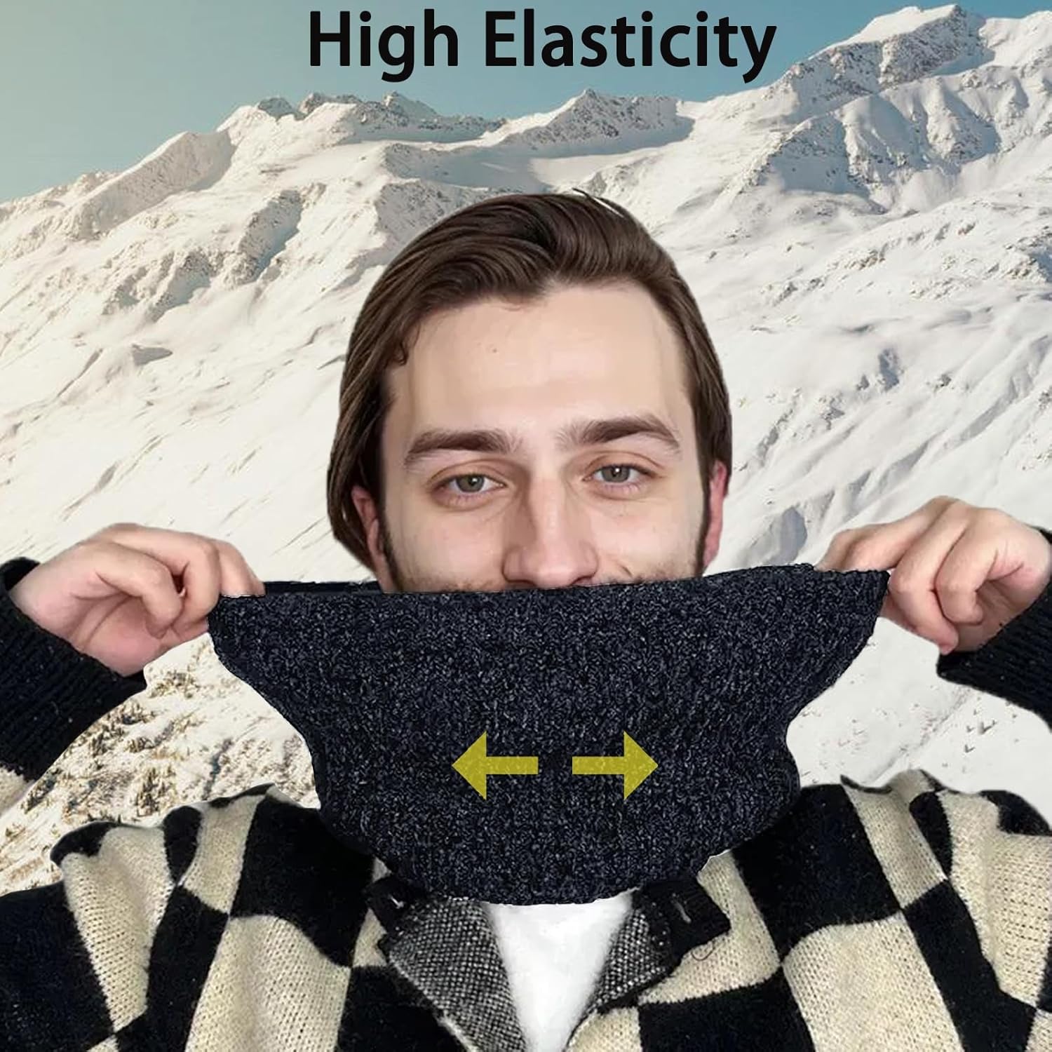 2 Pack Winter Neck Gaiter Warmers for Men Women Thermal Fleece Windproof Warm Ski Mask Scarf for Cold Weather - Image 4