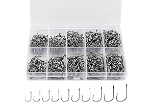 500 PCS/100 PCS Size 10 Fishing Hooks