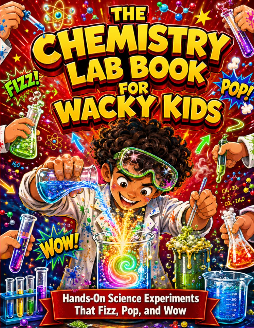 The Chemistry Lab Book for Wacky Kids: Hands-On Science Experiments That Fizz, Pop, and Wow