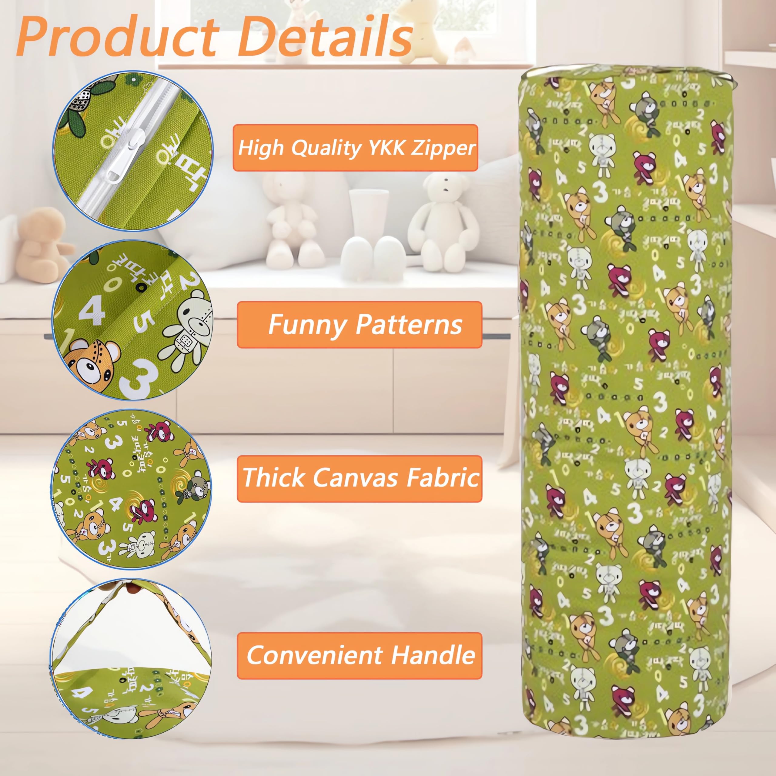 Saco De Peluche/Almacenamiento De Juguetes De Peluche, Columnas Para Almacenamiento De Juguetes De Peluche, Sofá Para Niños, Niños y Niñas, Lona, Sofás De Asiento Blando (Sin Acolchado) (E)