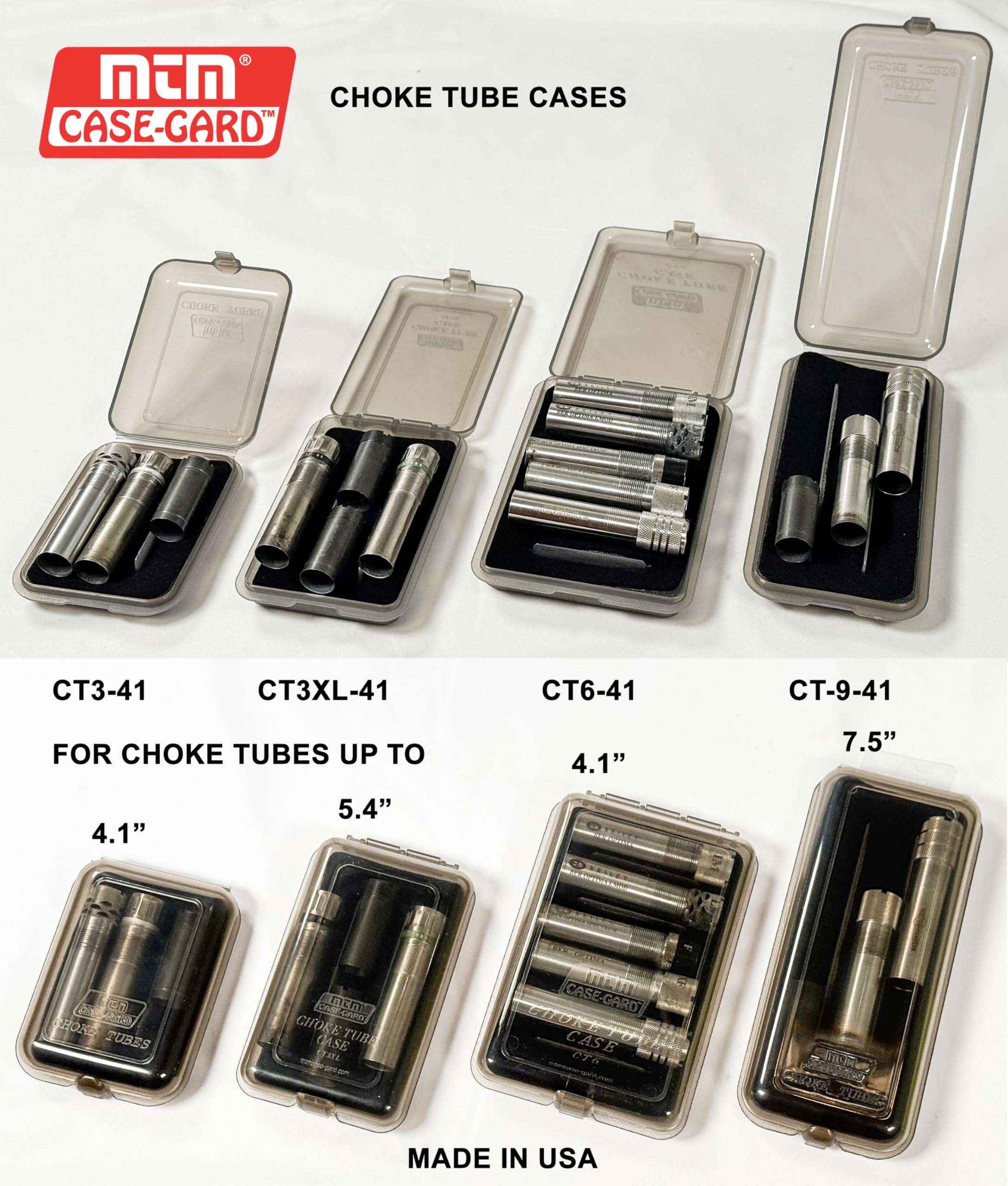 Amazon.com: MTM CT9-41 Choke Tube Case, USA Made, Clear Smoke