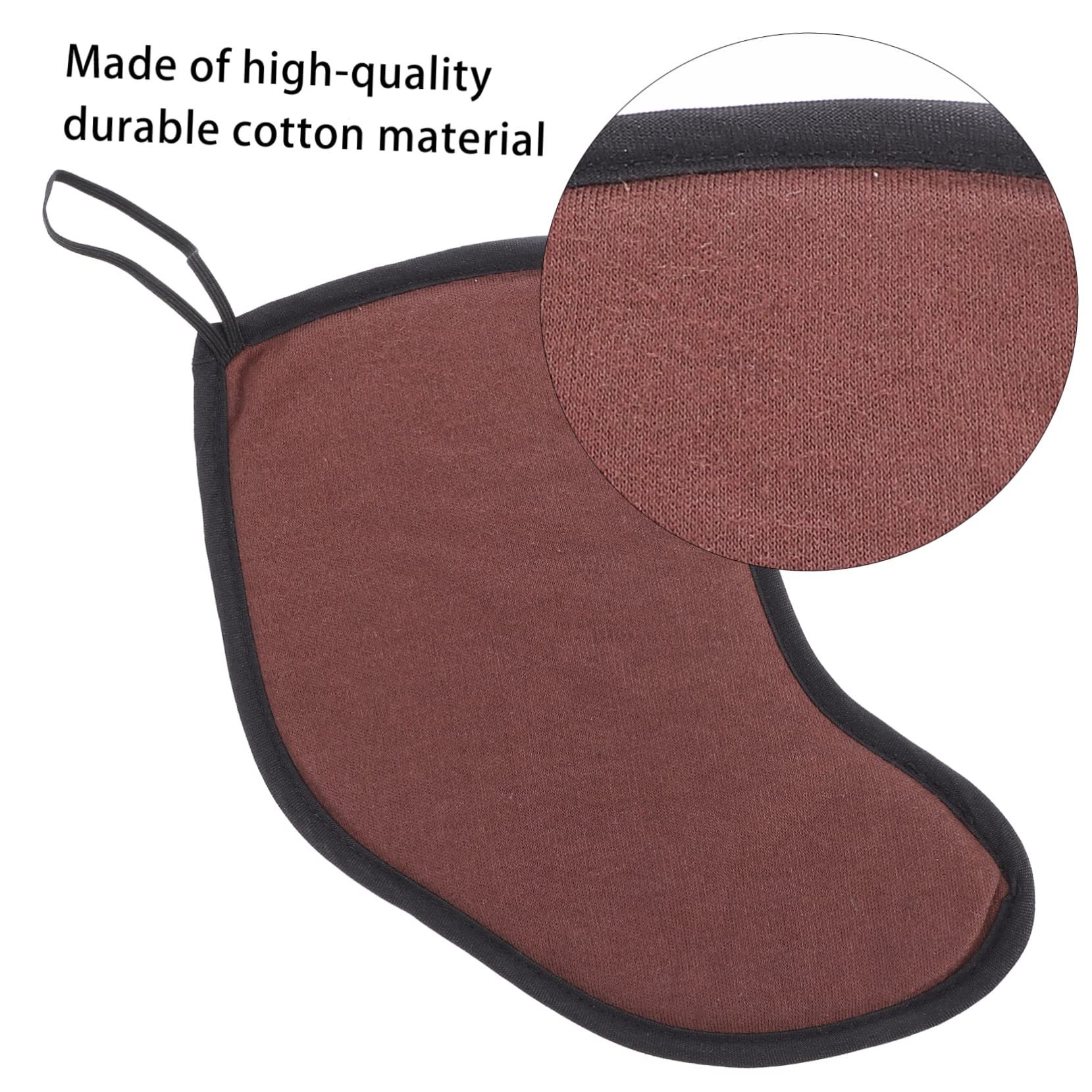 Toddmomy Soft Cotton Violin Chin Rest Pad Size Multi-functional Non-slip for Violin Players