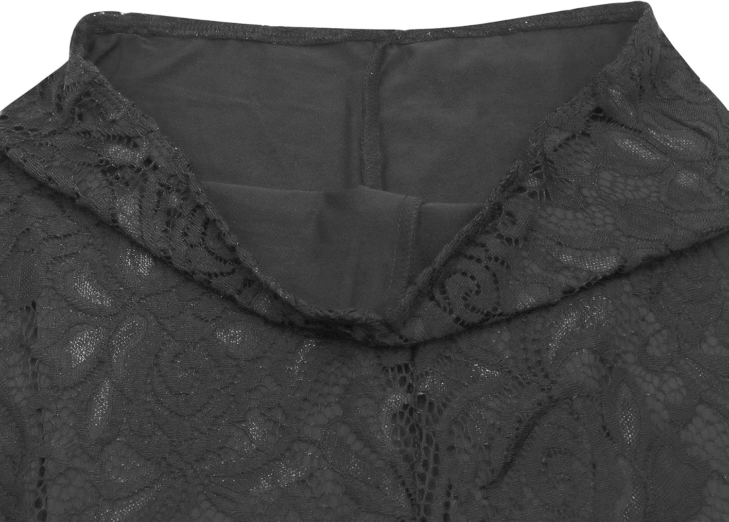 Women's Sexy See Through Lace Pants Transparent Sheer Mesh Straight Leg Pants Hollow Out Slim Trousers Cover Up - Image 7