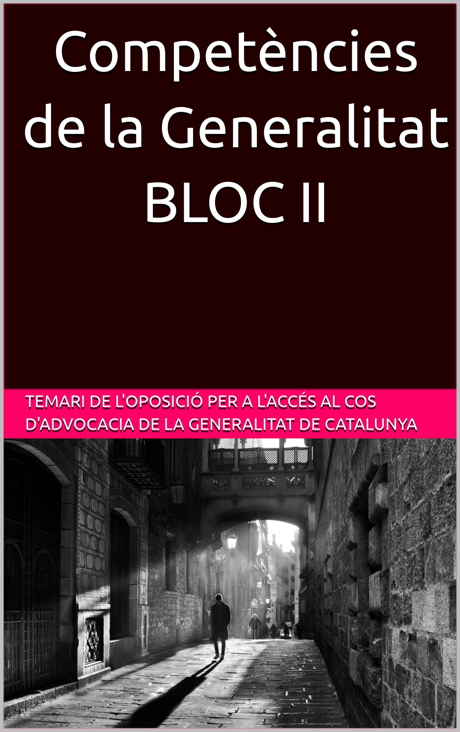 Competències de la Generalitat (Temari de l'oposició per a l'accés al Cos d'Advocacia de la Generalitat de Catalunya Book 2) (Catalan Edition)