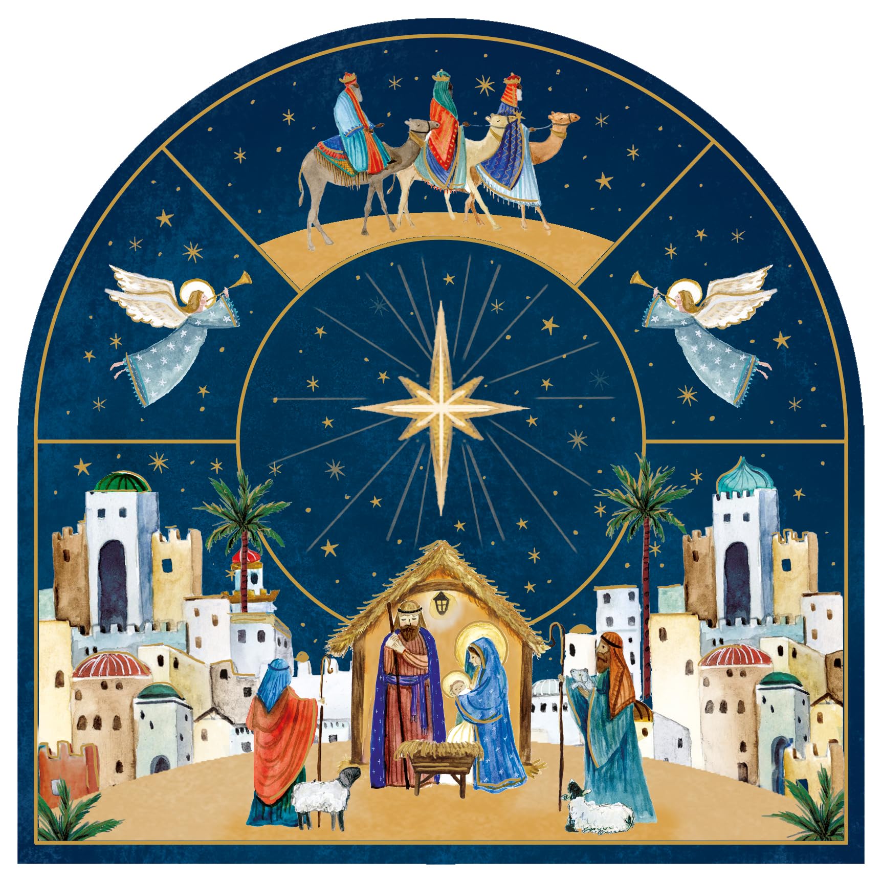Alzheimer's Society Nativity Arch - Pack of 10 Cards
