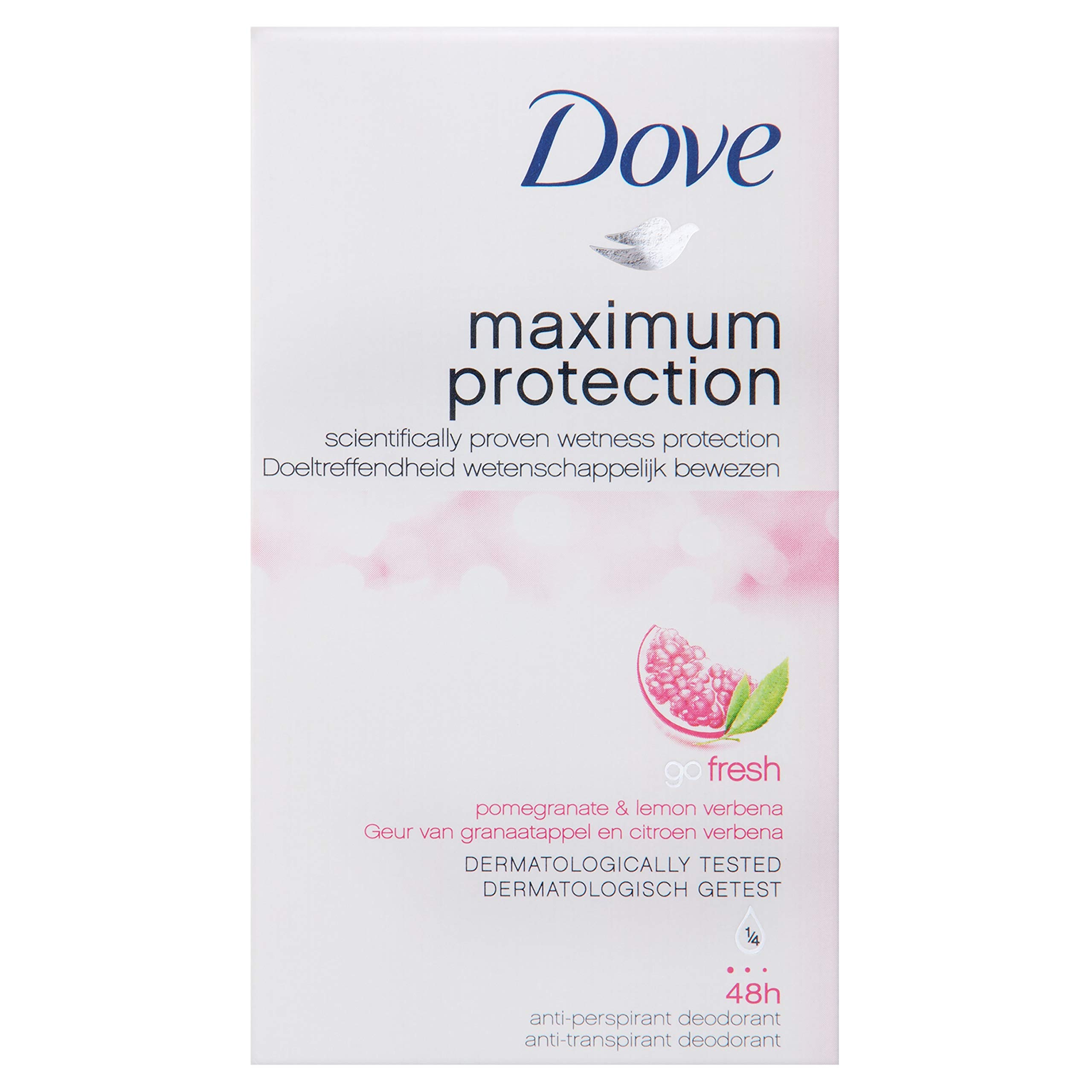 Dove Maximum Protection Pomegranate and Lemon Verbena Anti-perspirant Cream Stick 45 ml