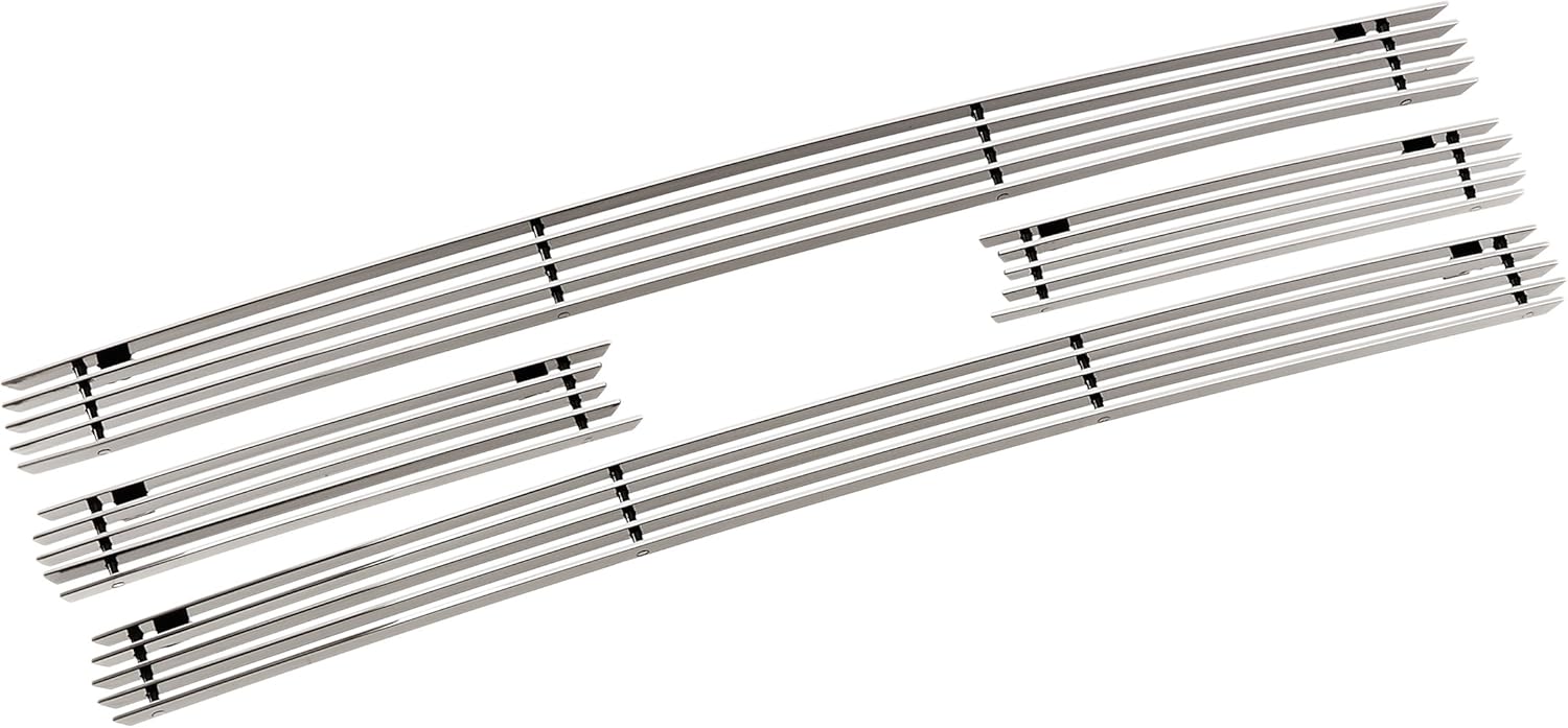 T-Rex 21594 Horizontal Aluminum Polished Finish Billet Grille Bolt-on for Ford Expedition