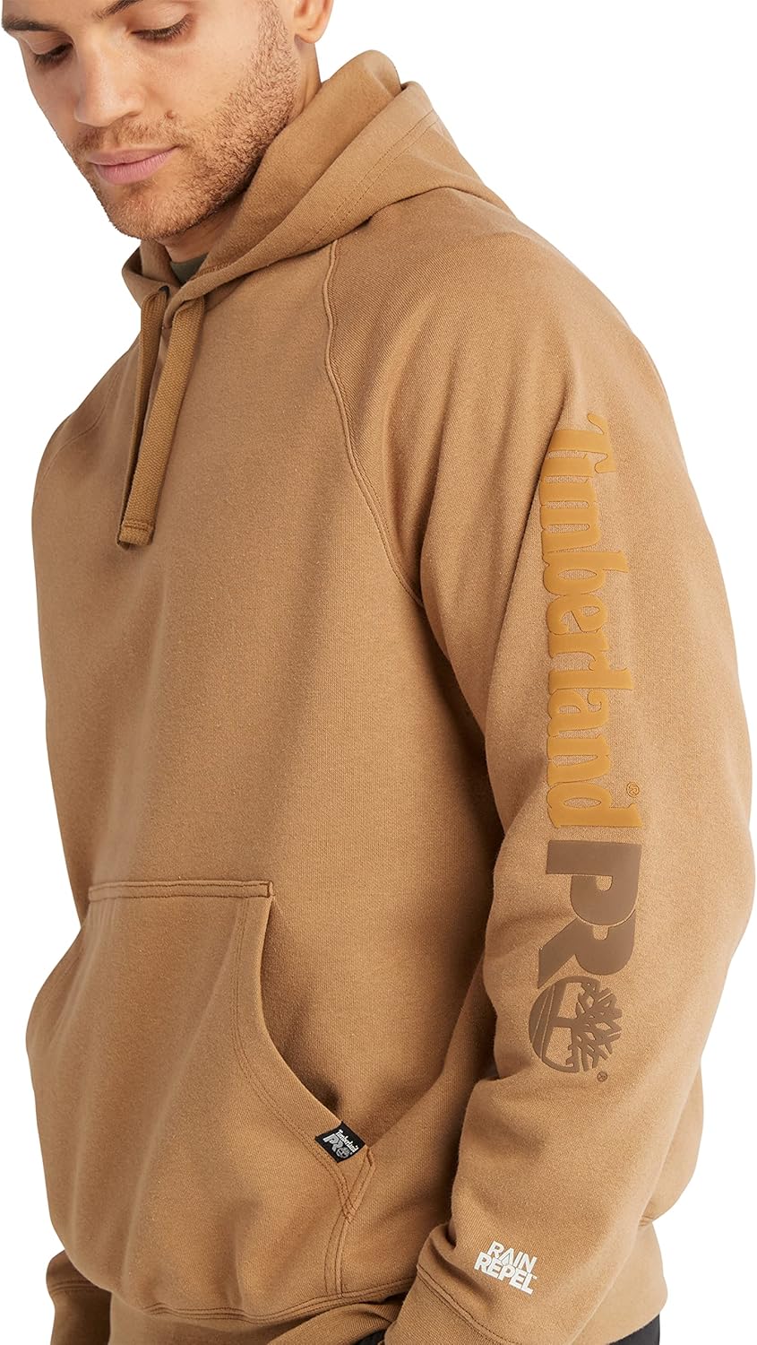 Timberland PRO Men's Hood Honcho Sport Pullover Hooded Sweatshirt, Dark Wheat, Large - Image 3