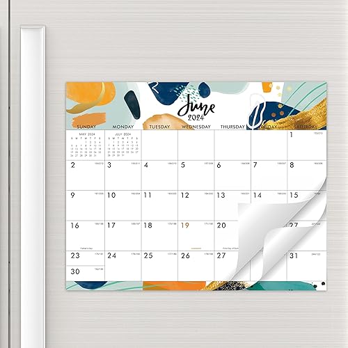 Calendario magnético 2024-2025, calendario 2024-2025 de abril de 2024 a junio de 2025, calendario de 15 meses 2024-2025, calendario magnético para