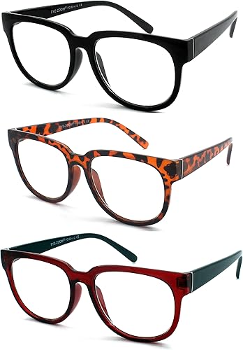 Miniatura 1 de EYE ZOOM Paquete de 3 lentes de lectura para mujer con marco de plástico elegante