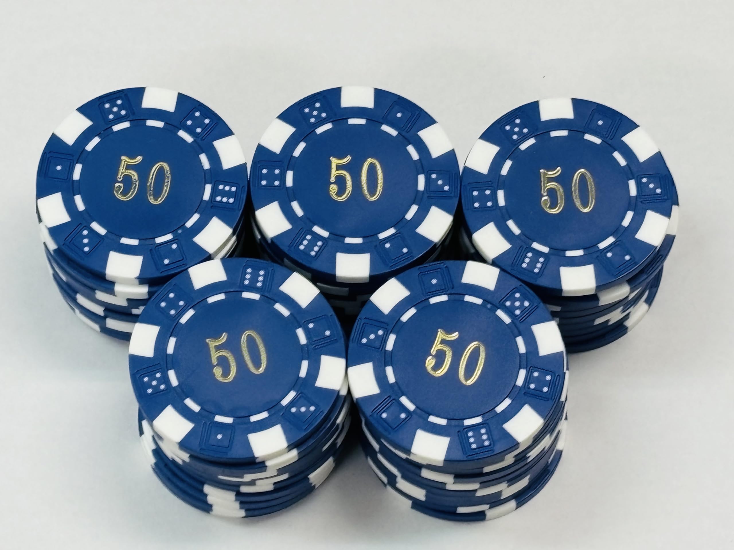 Amazon | カジノチップ 数字入り 【ばら売り50枚単位】 ポーカー
