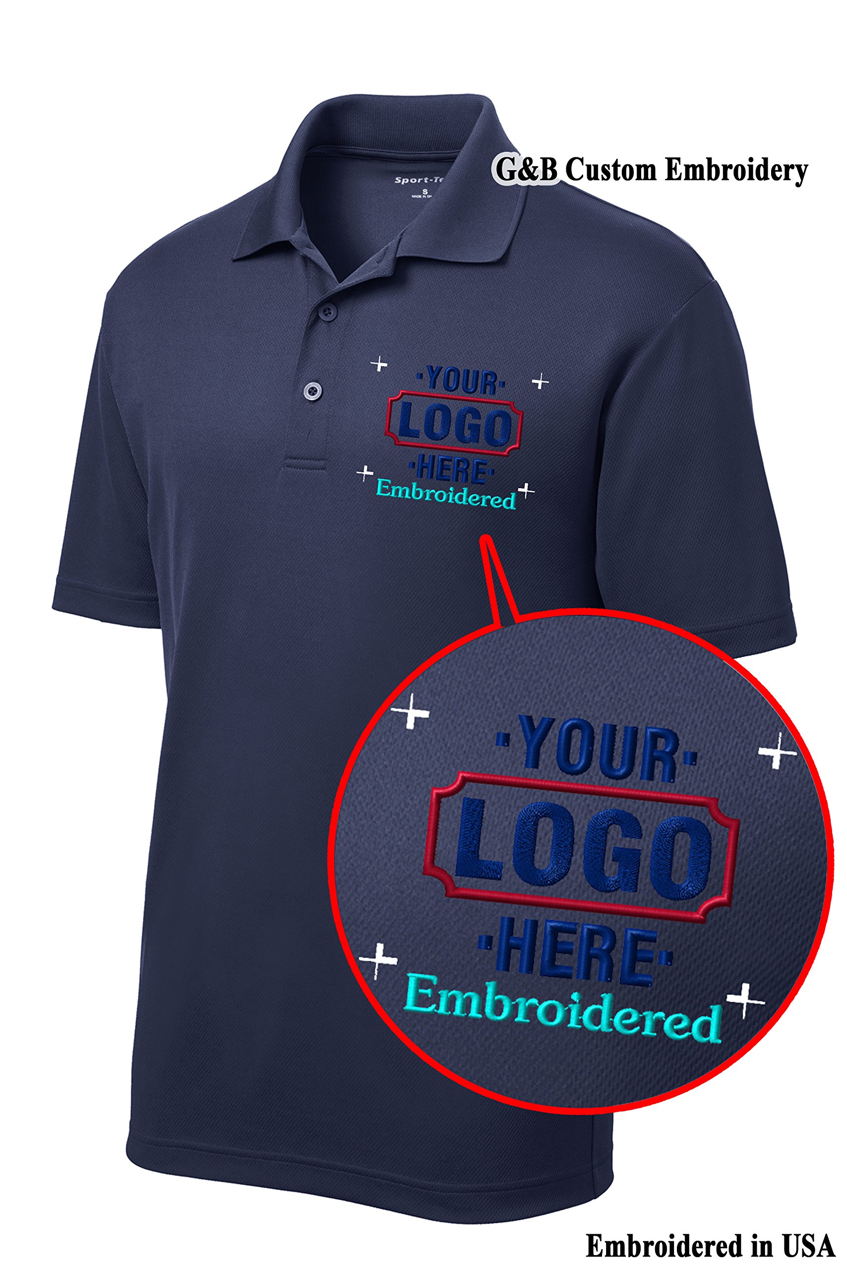 Golf Shirt Custom Embroidery EMBROIDERY & ORIGAMI