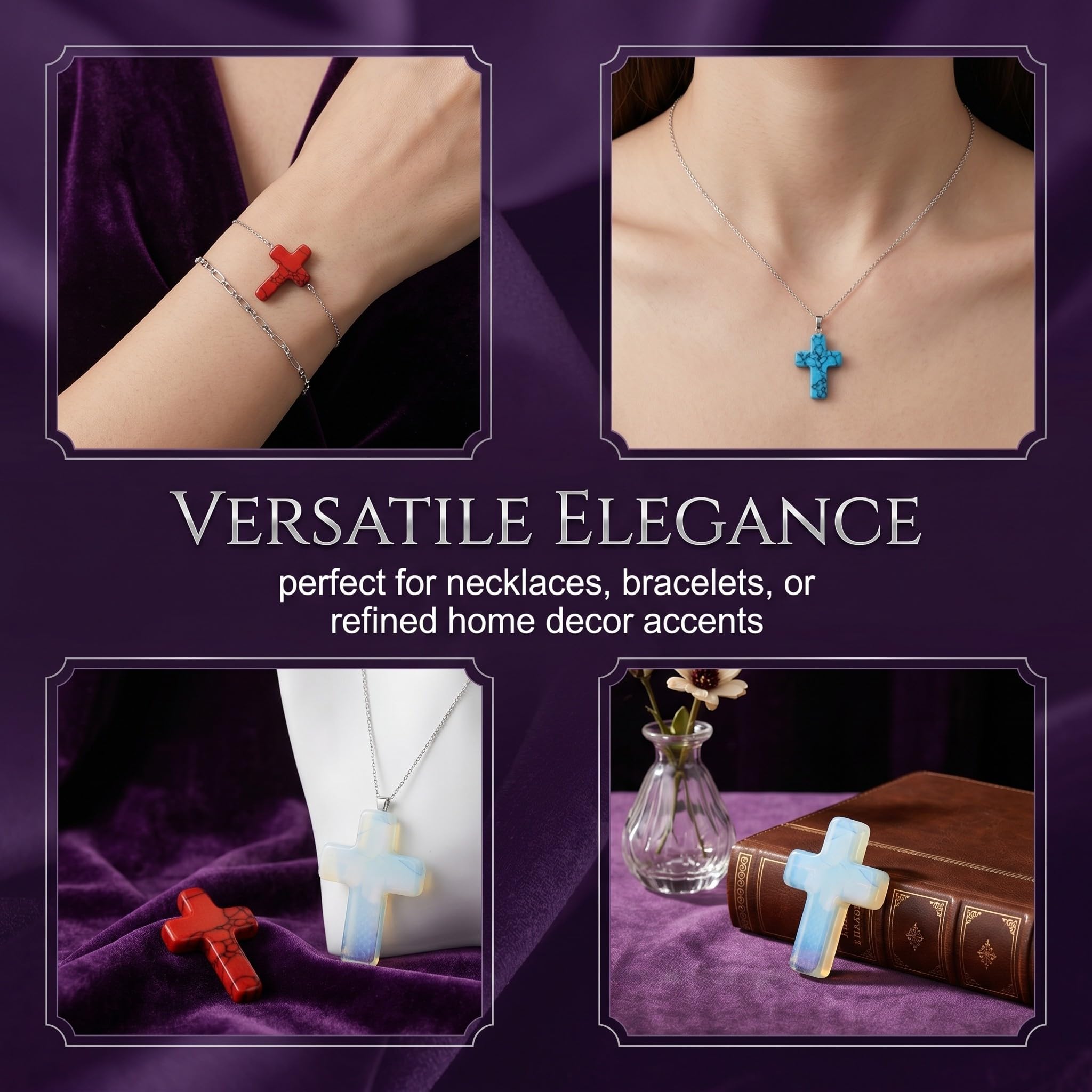Croix En Pierre Précieuse Cristal De Guérison 10 Pièces Cadeaux De Communion Décoration Chrétienne