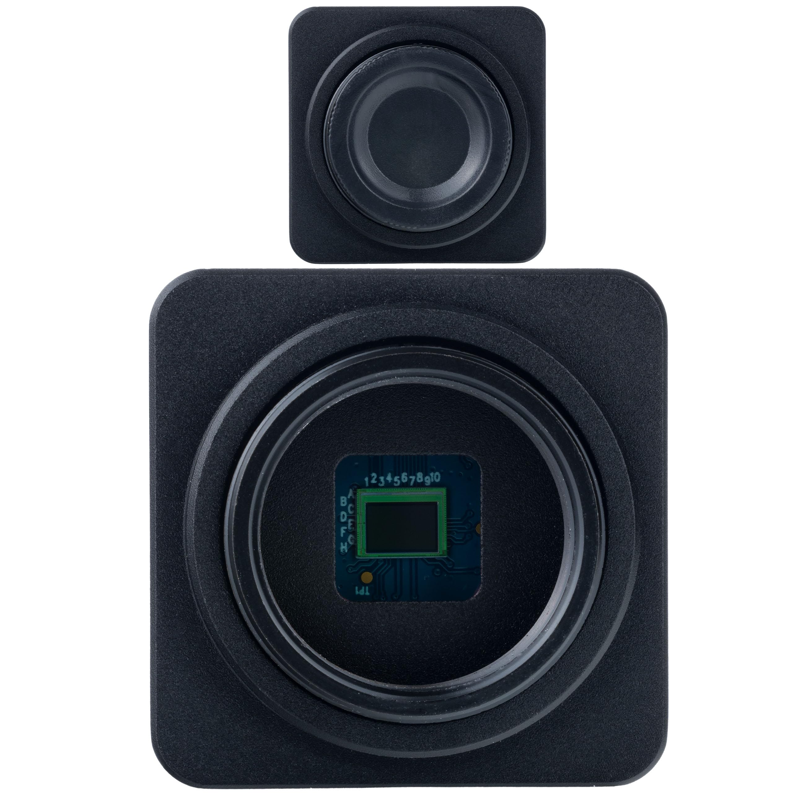 Rosfix PEGASUS Pro KMPP-HDMI-TF - Cámara microscópica | 12MP Micron CMOS, HDMI 720P, 1600x900 | Compatible con óptica C-Mount | Para laboratorio, educación, industria, carcasa de metal