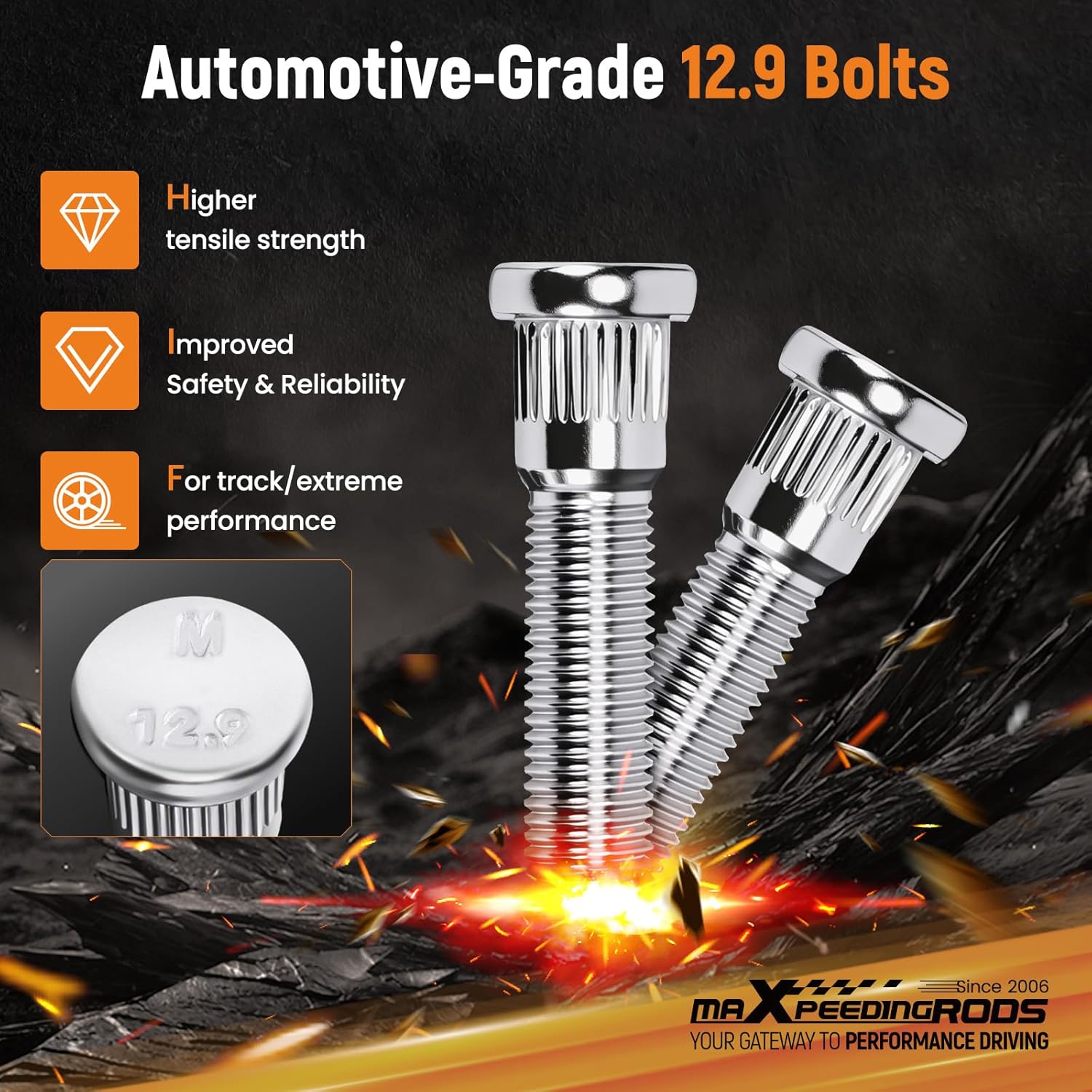 maXpeedingrods 5x4.5" Wheel Spacers 0.78"(20mm) Forged Spacers with 60.1mm Hub Bore and Lip, M12x1.5 studs for Lexus ES300/ES330/ES350/ES300h, for Toyota Camry Avalon 5-Lug 2PCS