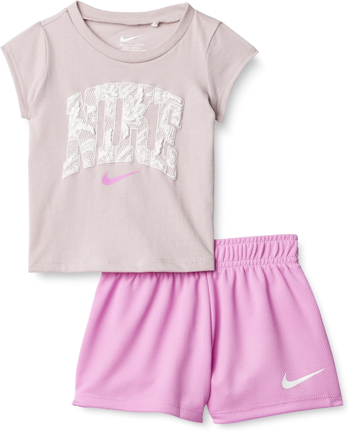 Nike Baby Graphic T-Shirt and Mesh Shorts 2-Piece Outfit Set