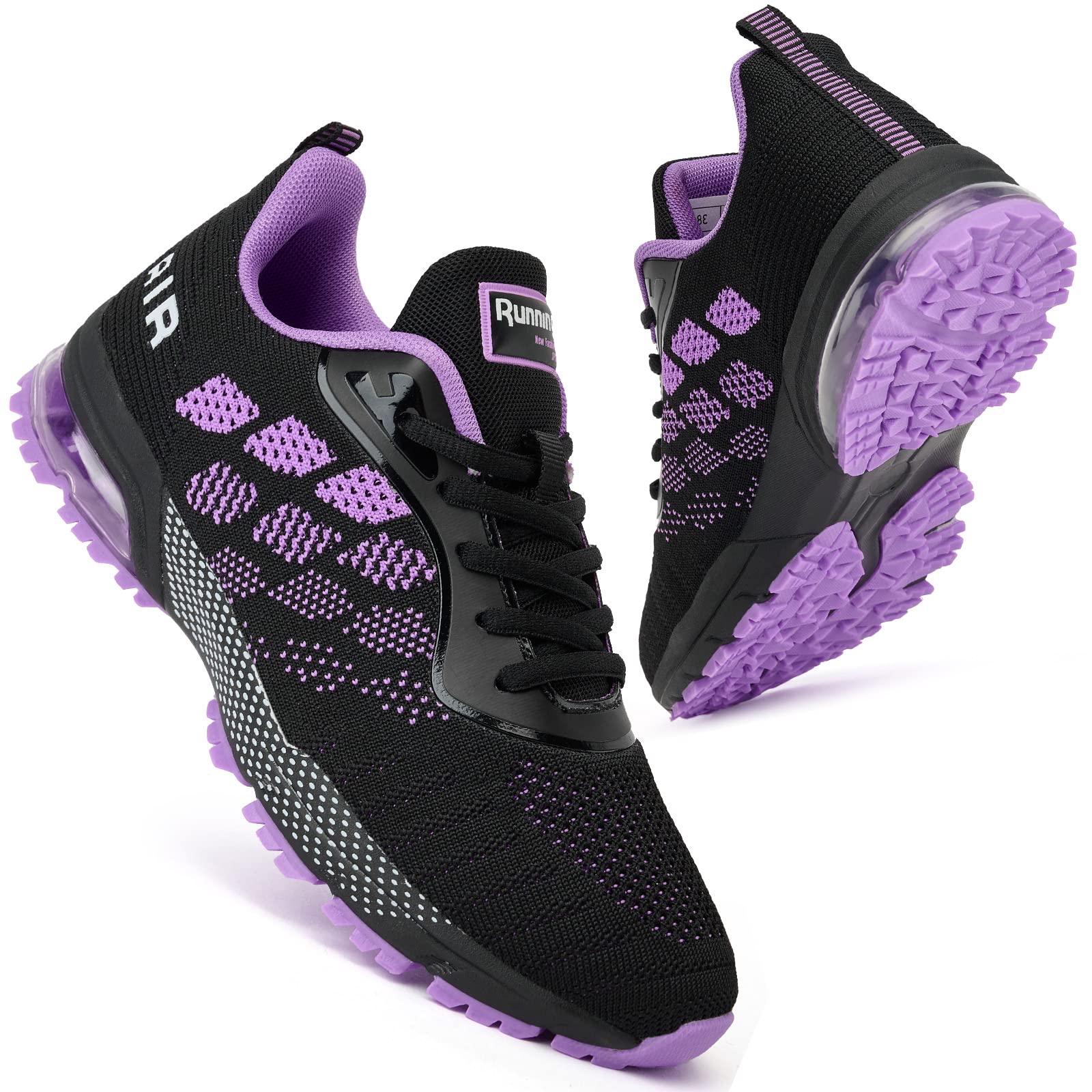 Women's Sneakers Air Running Shoes - Non Slip Tennis Shoes Women Breathable Lightweight Walking Shoe