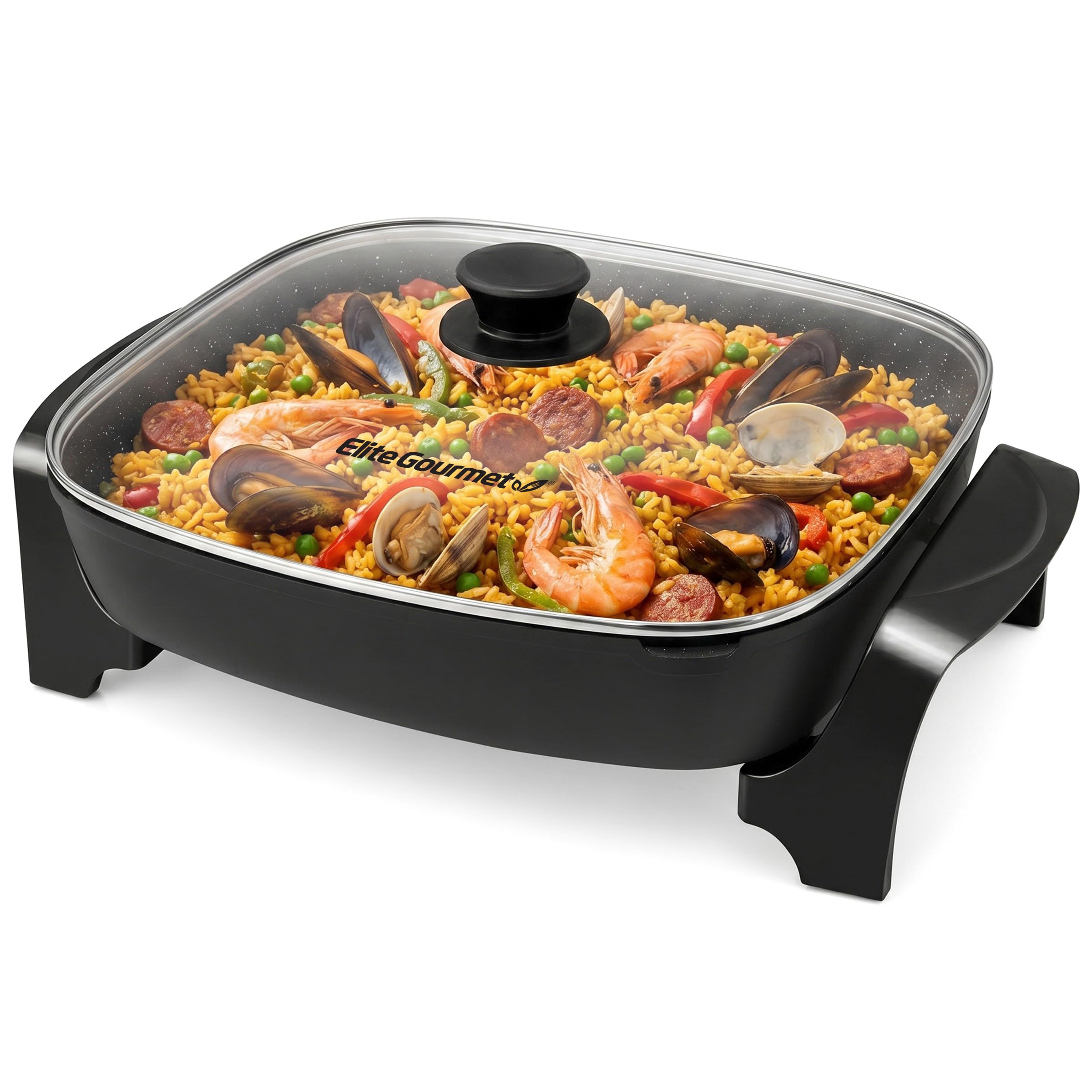 Elite Gourmet EG-6203# Non-Stick Electric Skillet