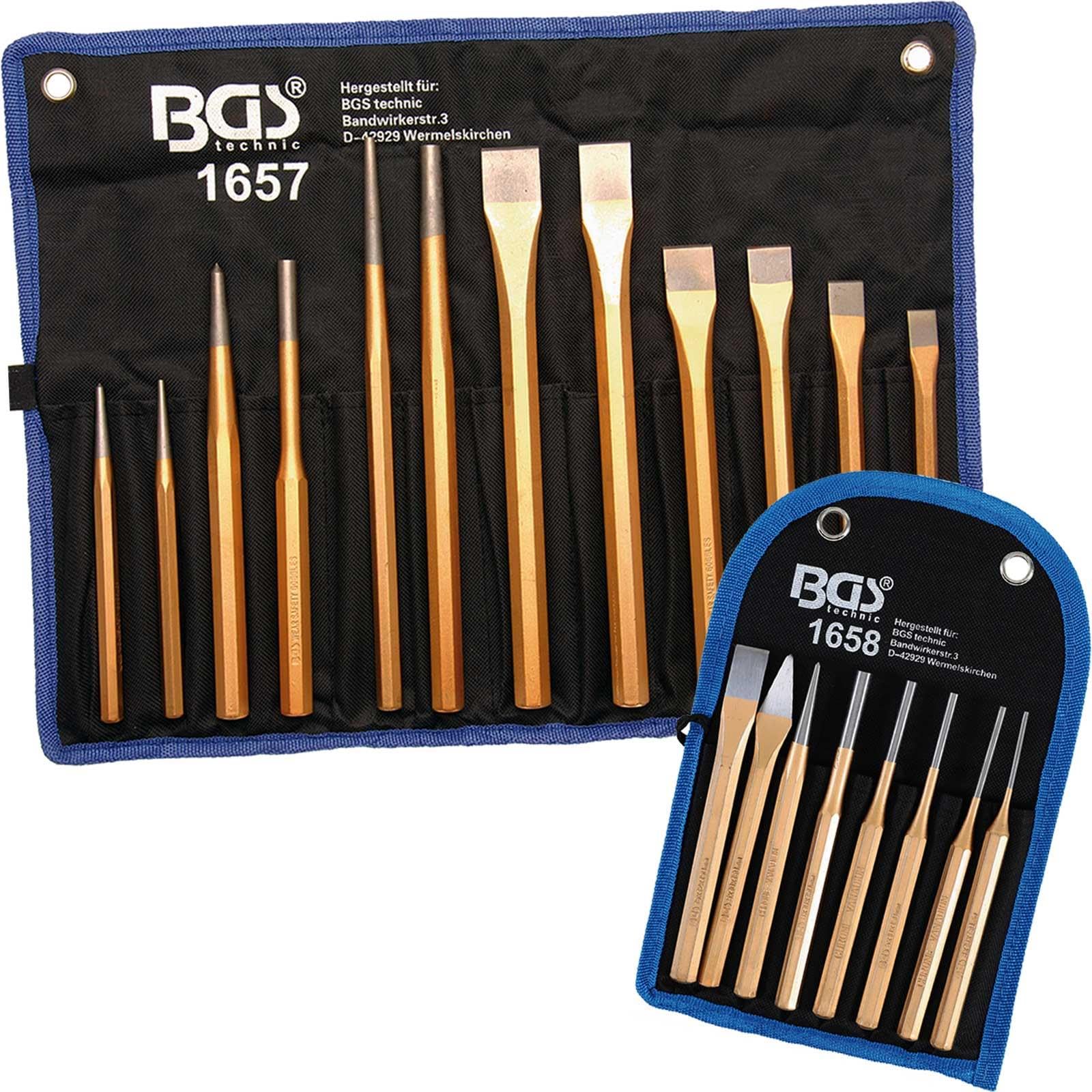 BGS Splintentreiber-Set 20-tlg. Meißel Körner Durchtreiber Durchschläger