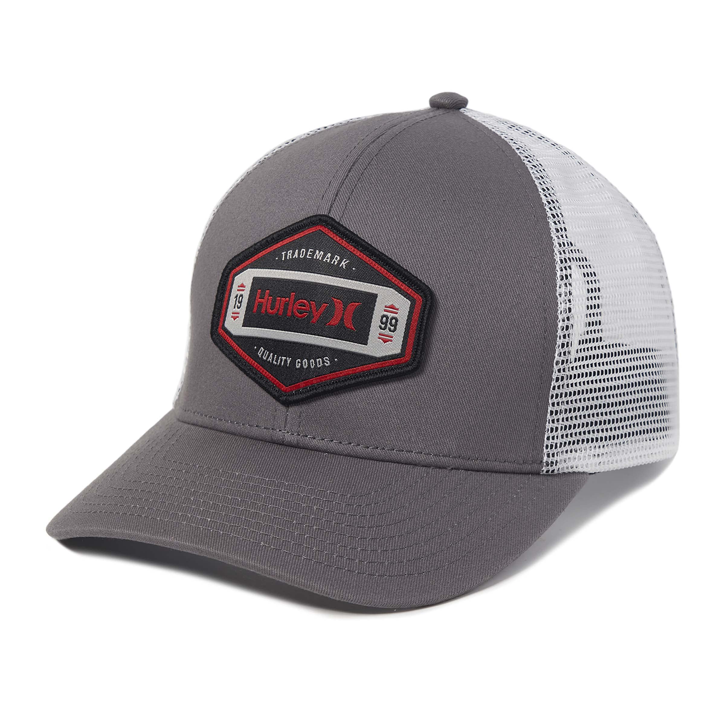 Cappellino Uomo Hurley Brighton Trucker – Strutturato, Con Visiera Curva E Chiusura A Scatto In Plastica – 100% Cotone - 3