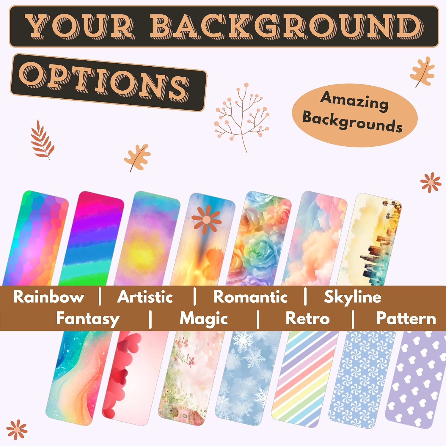 Custom Set of Address Labels, Set of 24/48/120/240, Fall Mix Bundle image 2