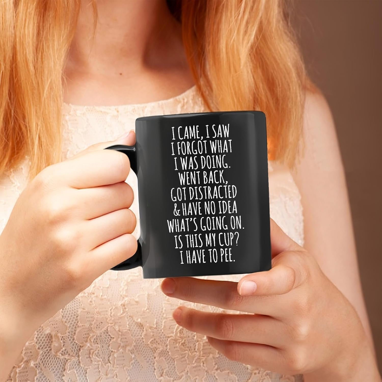 Funny Mug Senior Citizens I Came I Saw I Forgot What I Was Doing - Funny, Sarcasm, Sarcastic gifts for Elderly Grandma Grandpa Mom Dad Birthday Gift Retirement Gift Black 11oz Ceramic Coffee Mug 11oz - Image 4