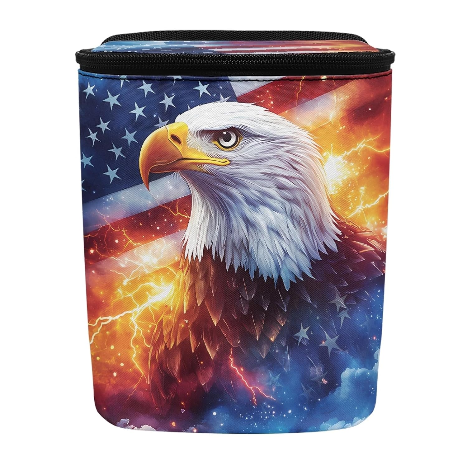 Watercolor Sea Turtle Car Trash Can with Lid Garbage Bag Dustbin Container Waste Basket Storage Pocket Hanging Large Capacity Vehicle Trash Bin