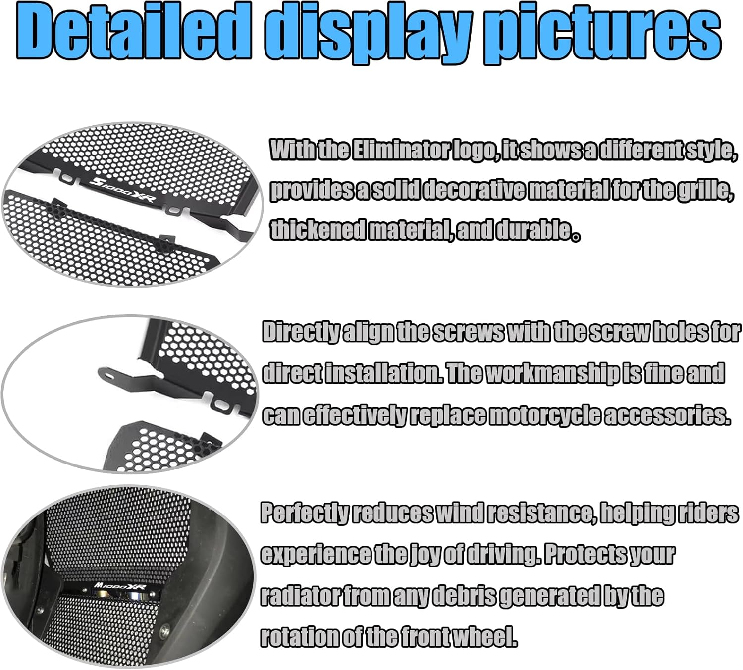 For S1000XR M000XR S 1000 XR M1000 XR 2025 Aluminum Alloy Modified Radiator Grille Guard Protector s 1000 xr s1000 xr s 1000xr s1000xr m1000xr 2020-2025 Motorcycle Parts (S1000XR)