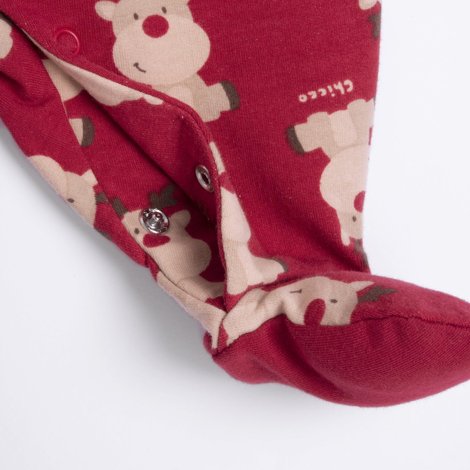Chicco, Tutina Natale Neonato e Neonata, con Pratica Chiusura sulla Schiena, in Morbido Tessuto, Abbigliamento Neonato/Neonata 0-24 Mesi, Idea Regalo Nascita, Designed in Italy