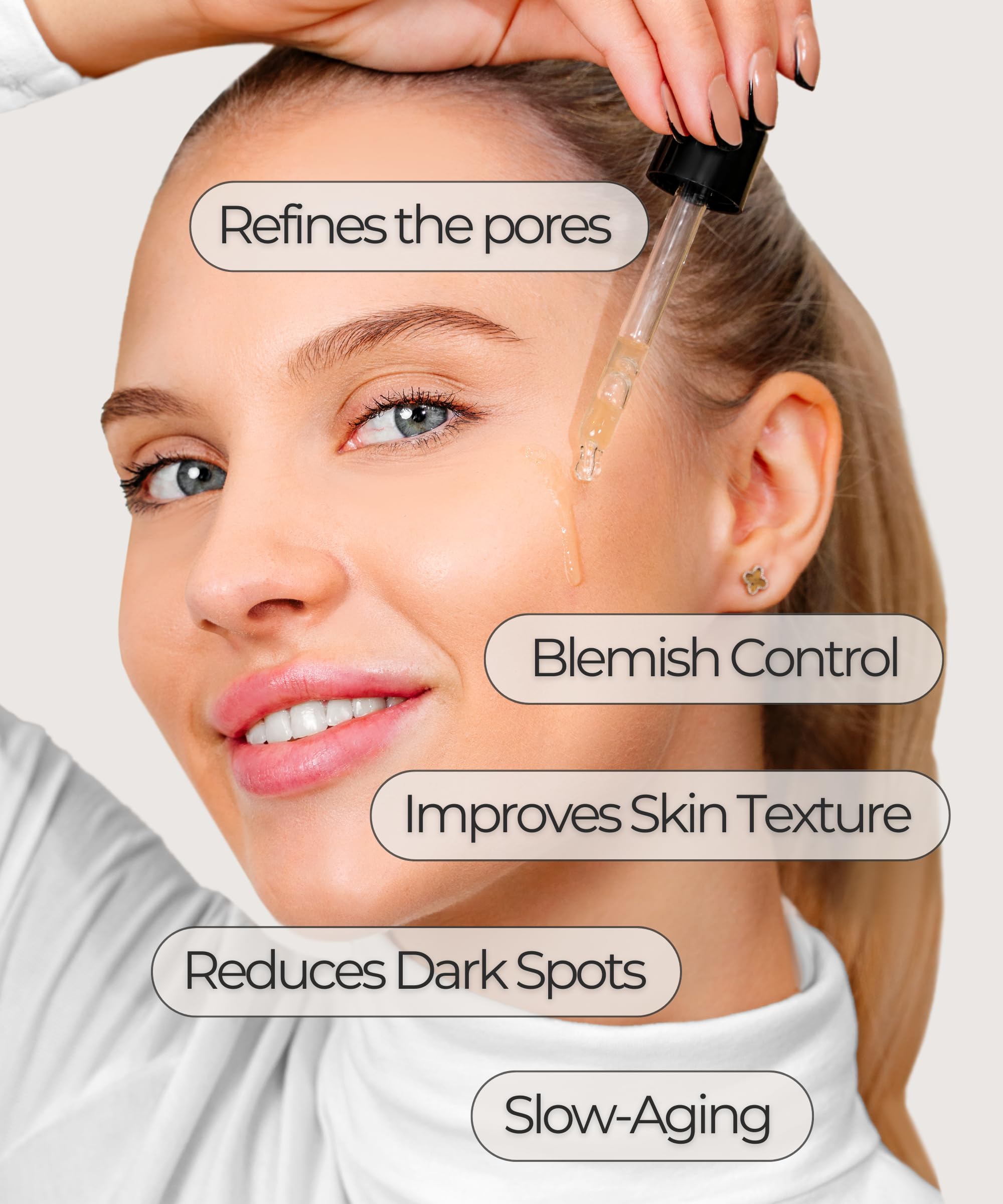 Meina 10% Niacinamide Serum with Zinc PCA, Centella Asiatica (CICA), Organic Aloe Vera Base, Skincare against Blemishes - Image 2