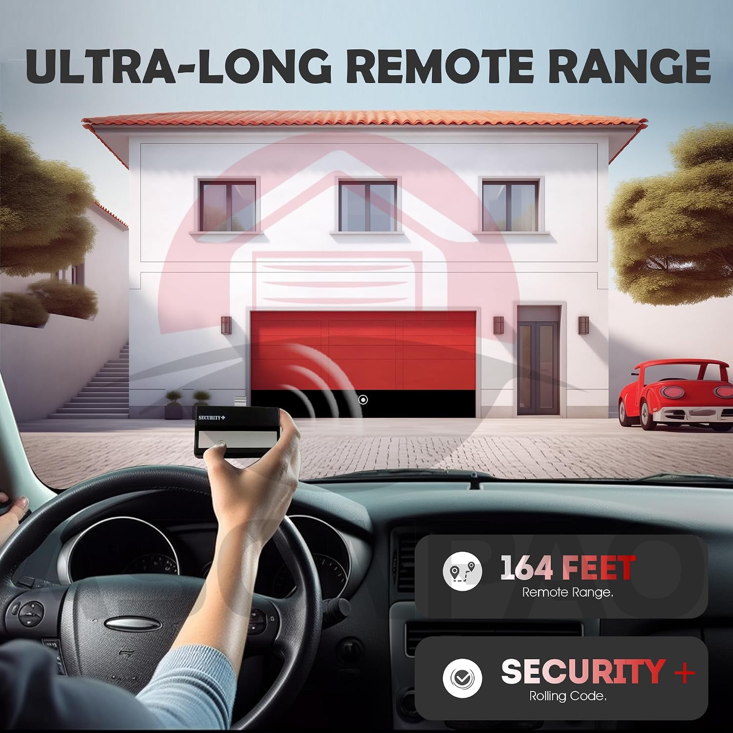 ASONPAO 2-Pack for LiftMaster 971LM Garage Door Opener Remote