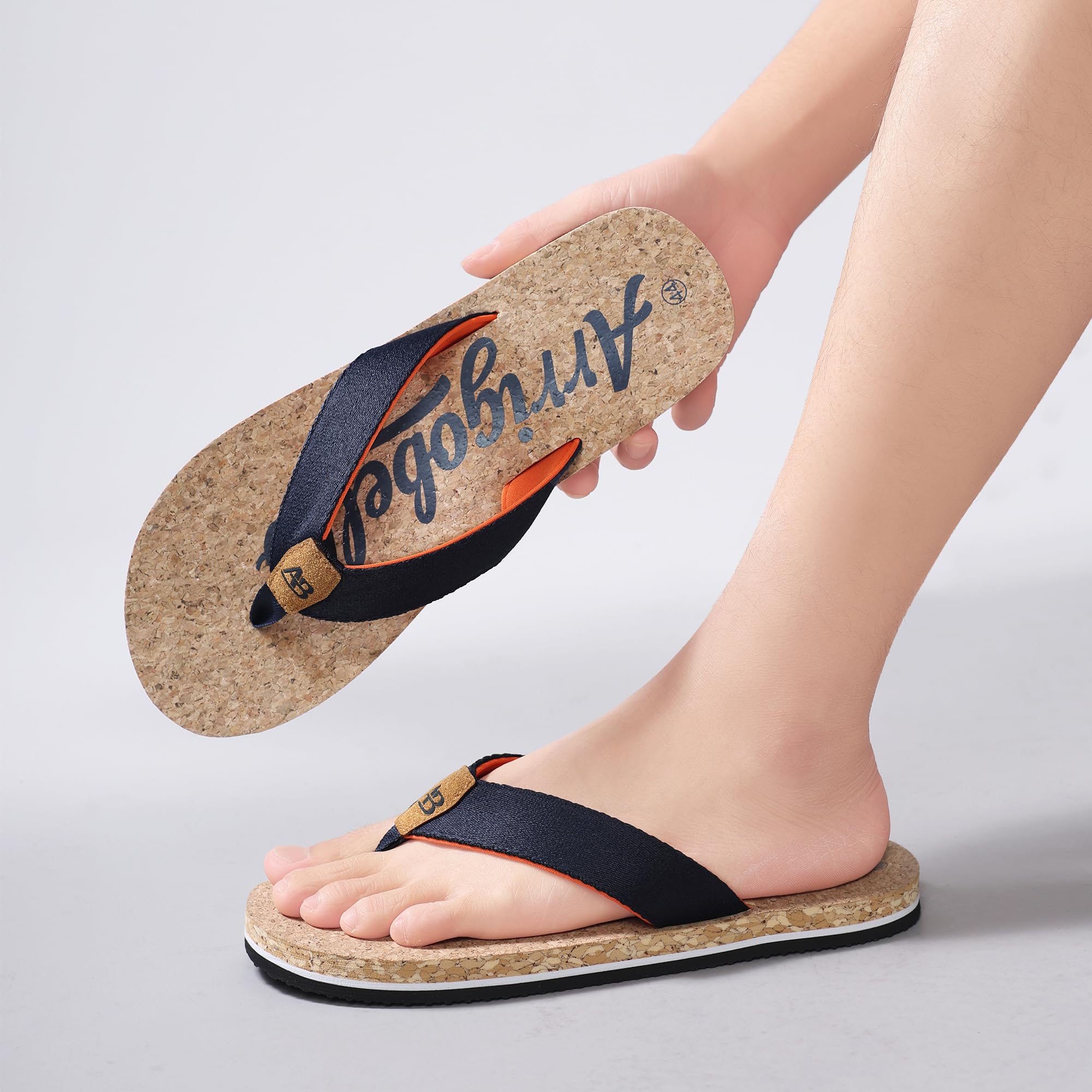 ARRIGO BELLO Chanclas Hombre Chancletas Verano Flip Flops Vestir Antideslizante Sandalias Talla 41-46