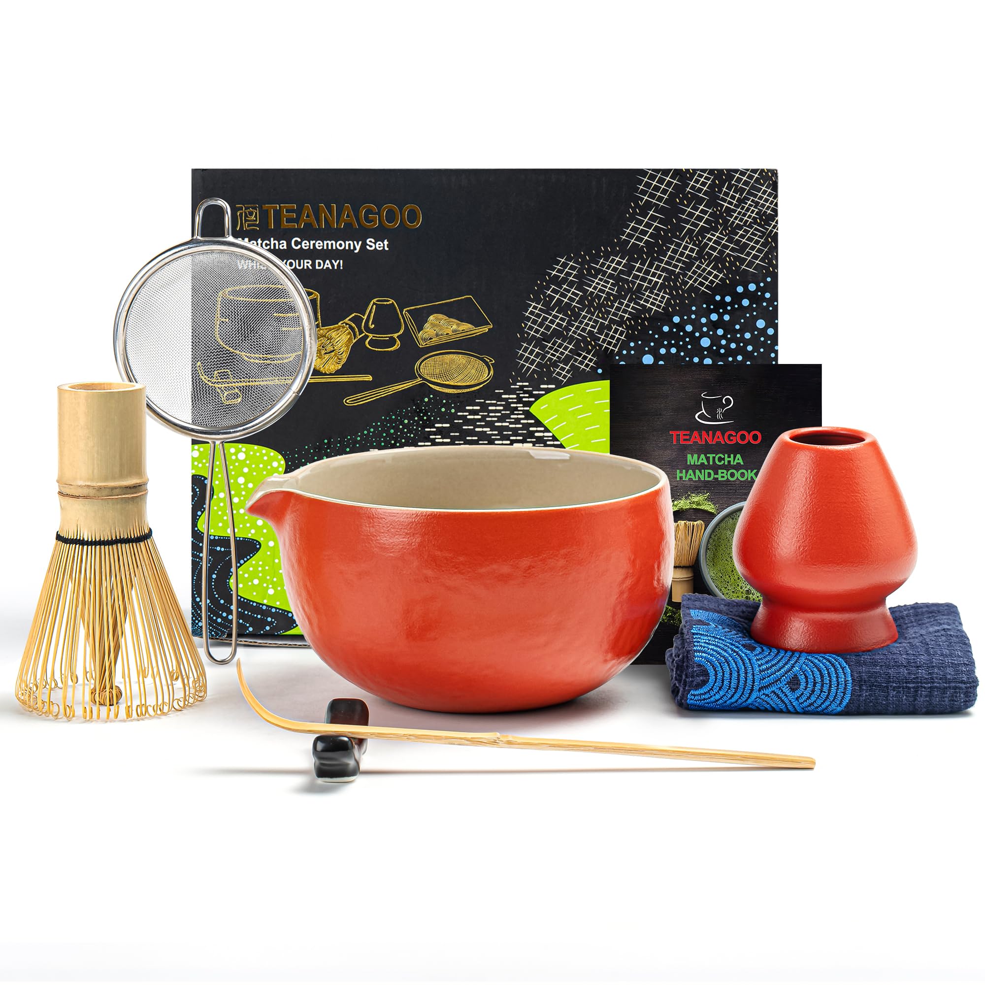Japanisches Matcha Set 7-teilig - Komplett-Set Für Traditionelle Teezeremonie
