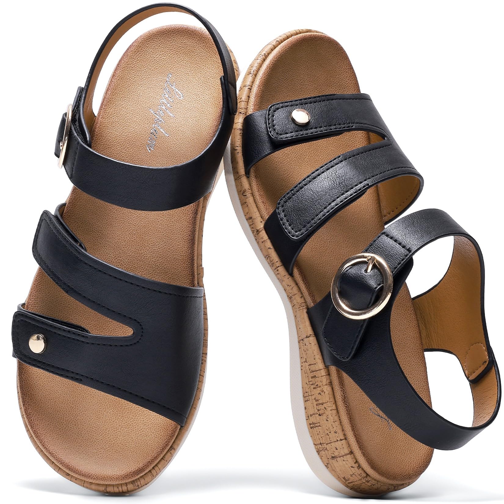 Littleplum Damen Sandalen Sommer Arch Support Frauen Sandalen Elegant Sandale fur Damen